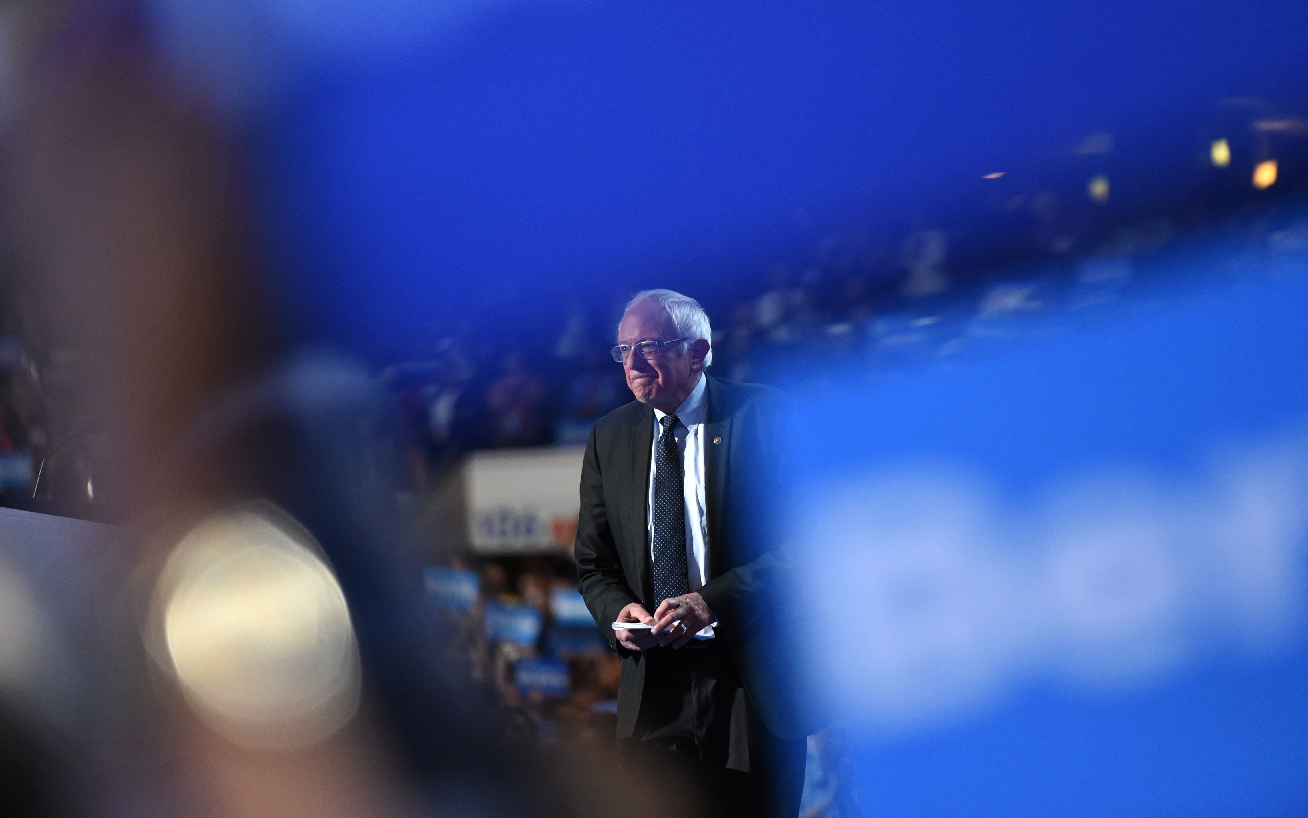 Amid Jeers From His Supporters, Sanders Backs Clinton In First Night Of DNC