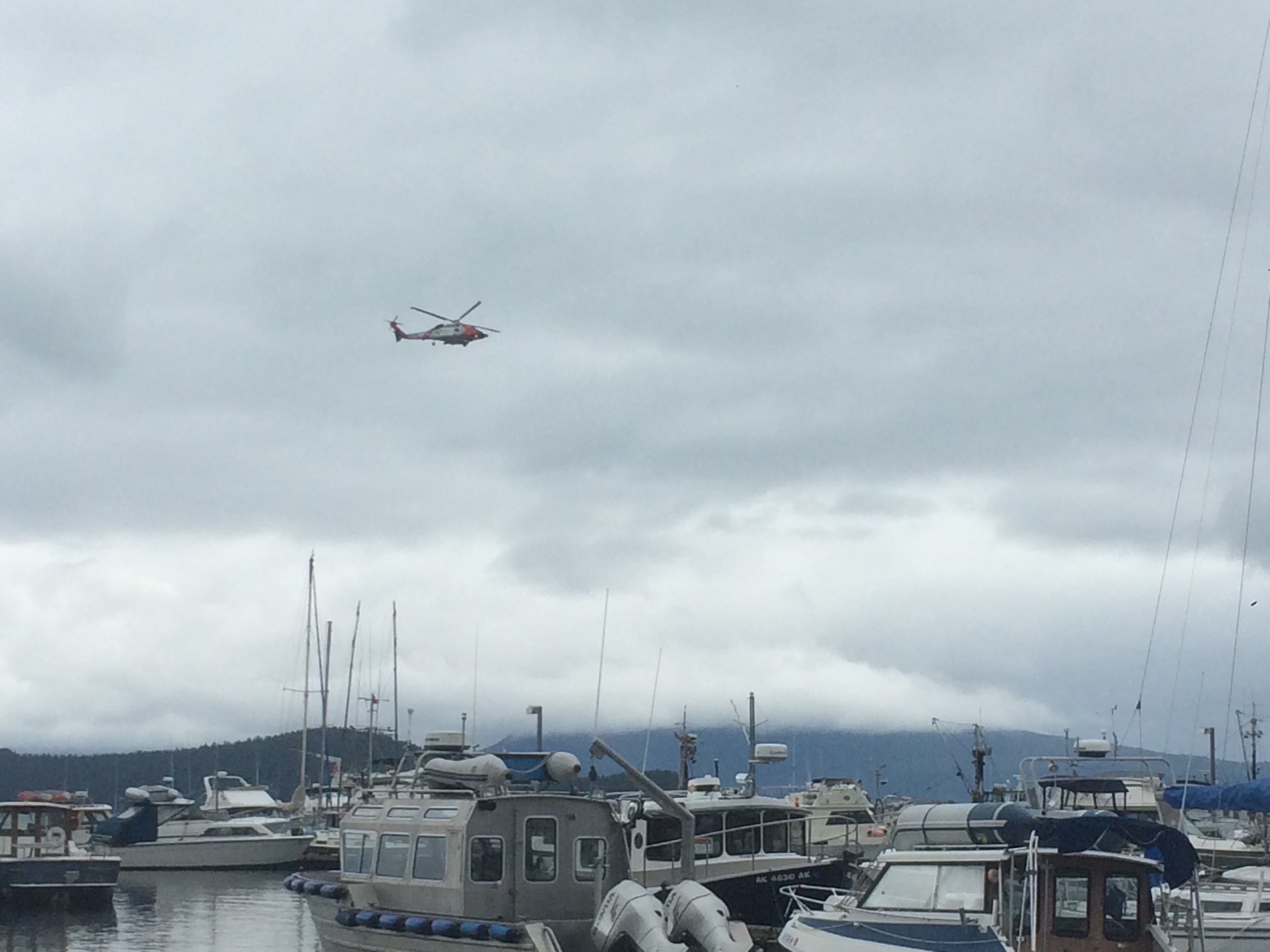 Coast Guard searching for possible man overboard in Auke Bay area