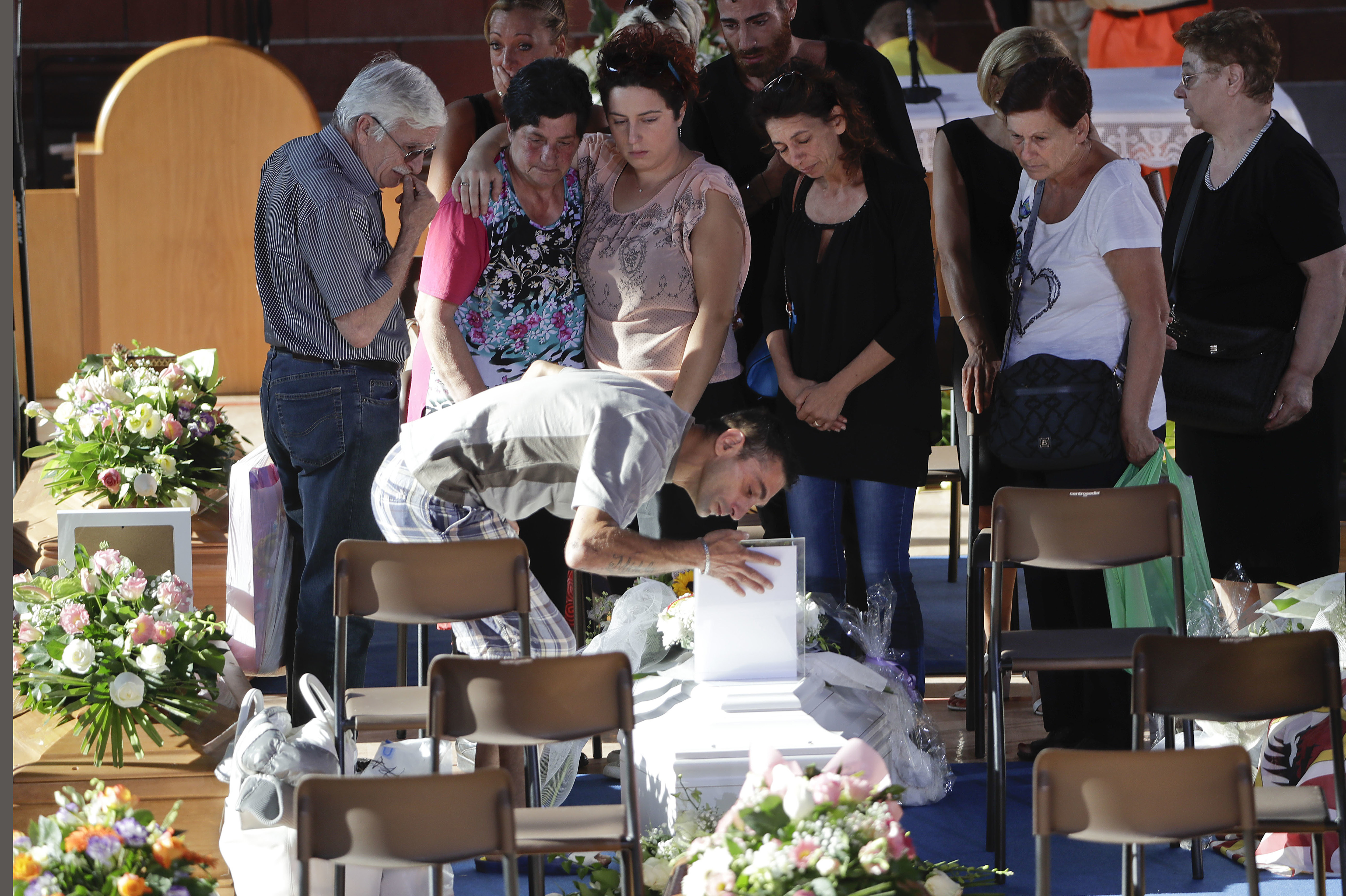 Italy In Mourning: Funerals Underway For Earthquake Victims