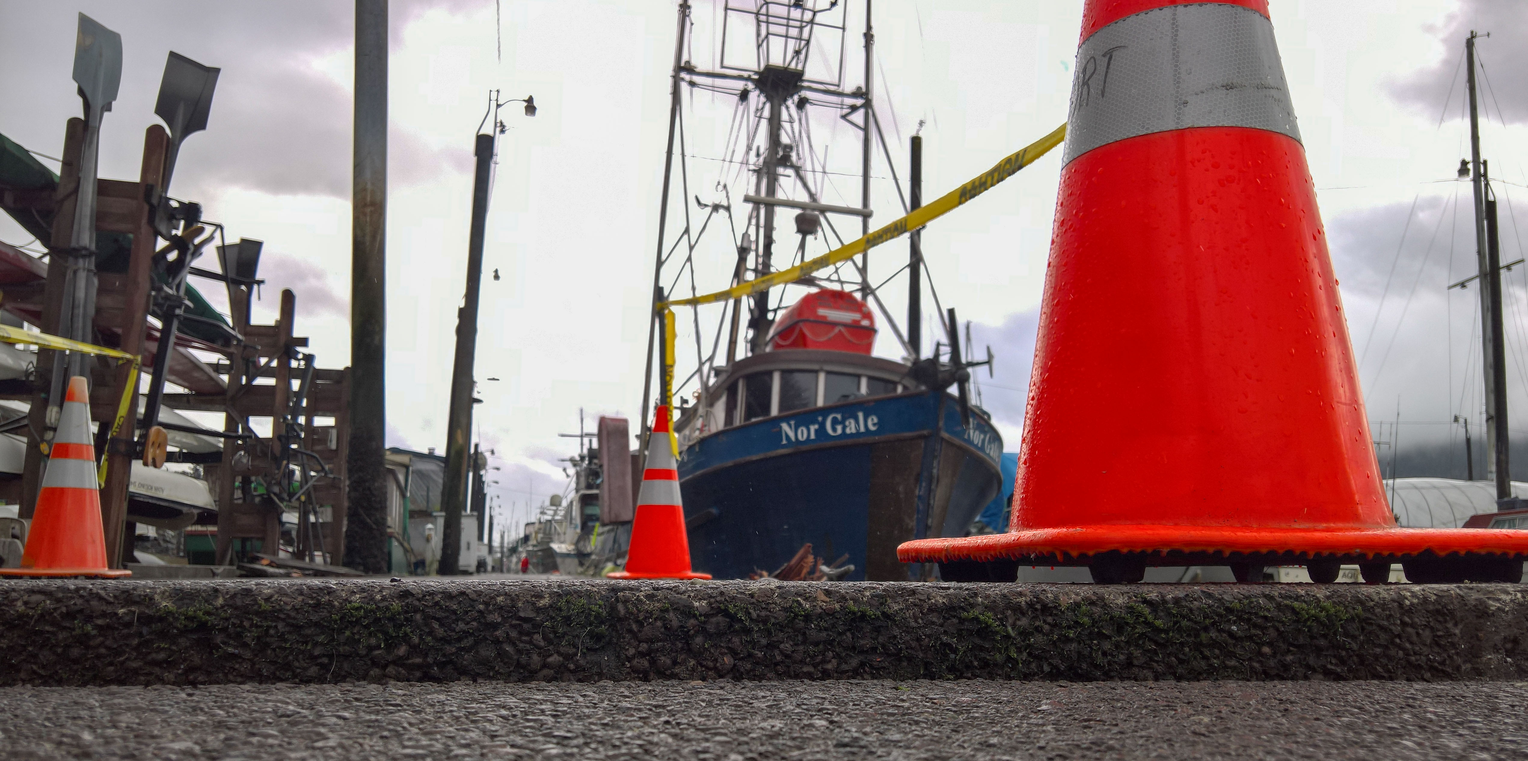 Aurora Harbor damage and Nor'Gale