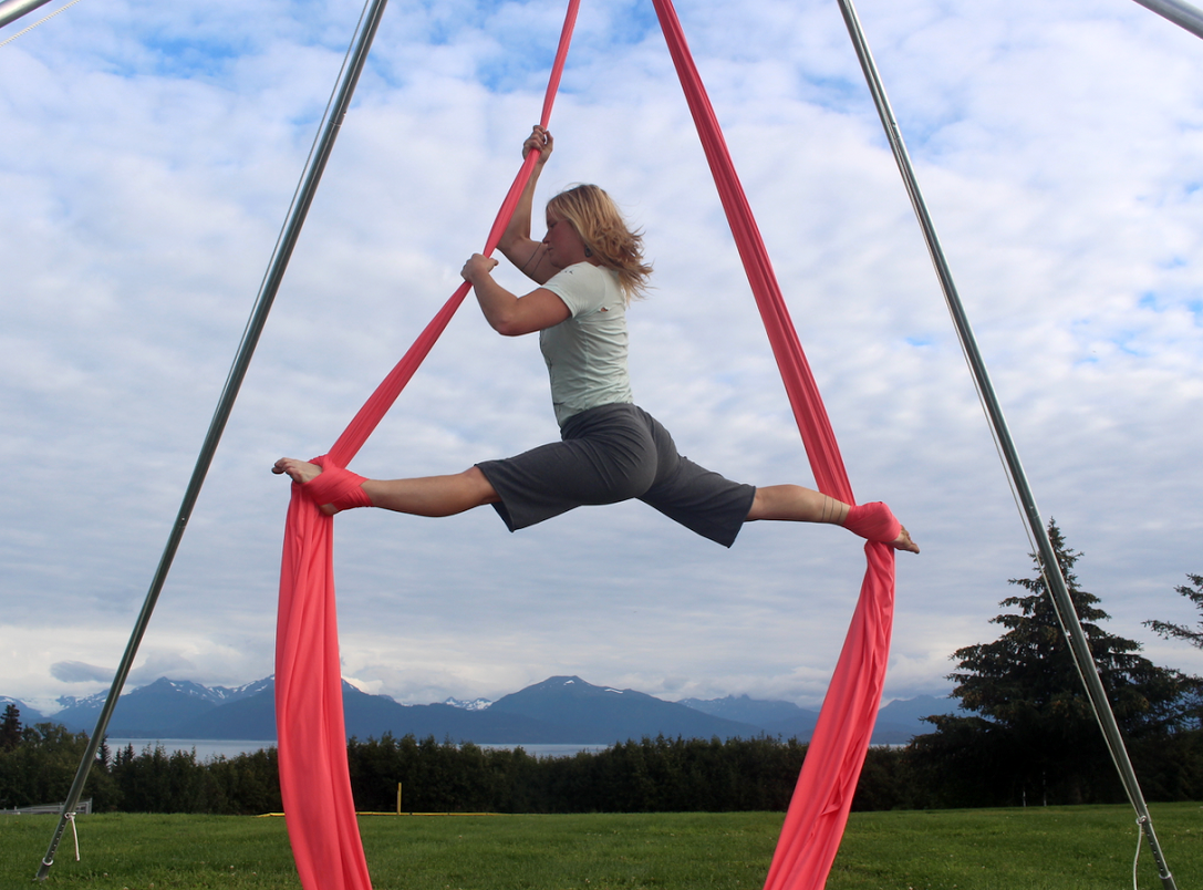 Aerial silk artists will teach others to reach new heights