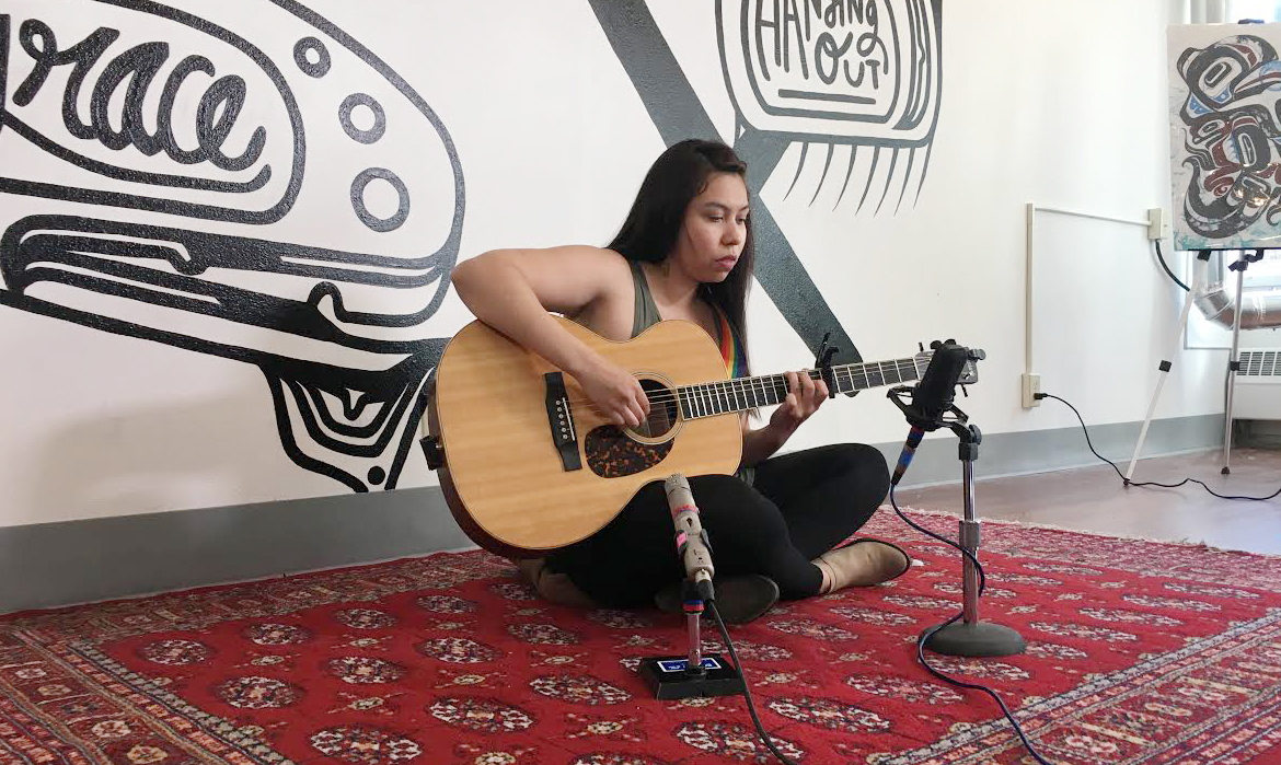 Nicole Church performs a Red Carpet Concert during Celebration 2016. (Photo by Annie Bartholomew/KTOO)