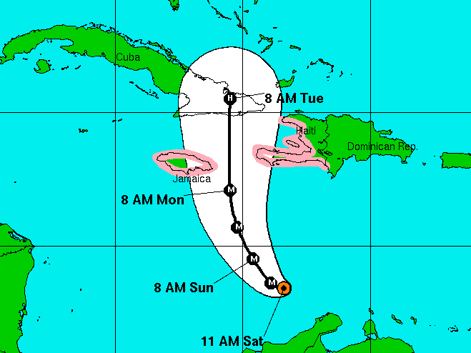 Hurricane Matthew Looms As A Category 4 Storm