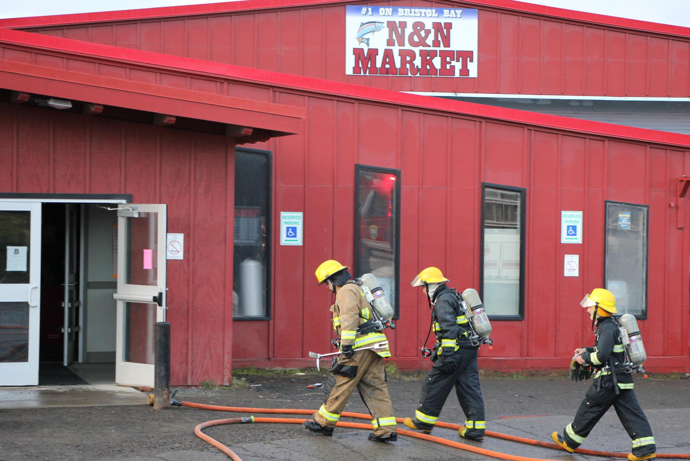 Arson suspected in Sunday morning market fire in Dillingham