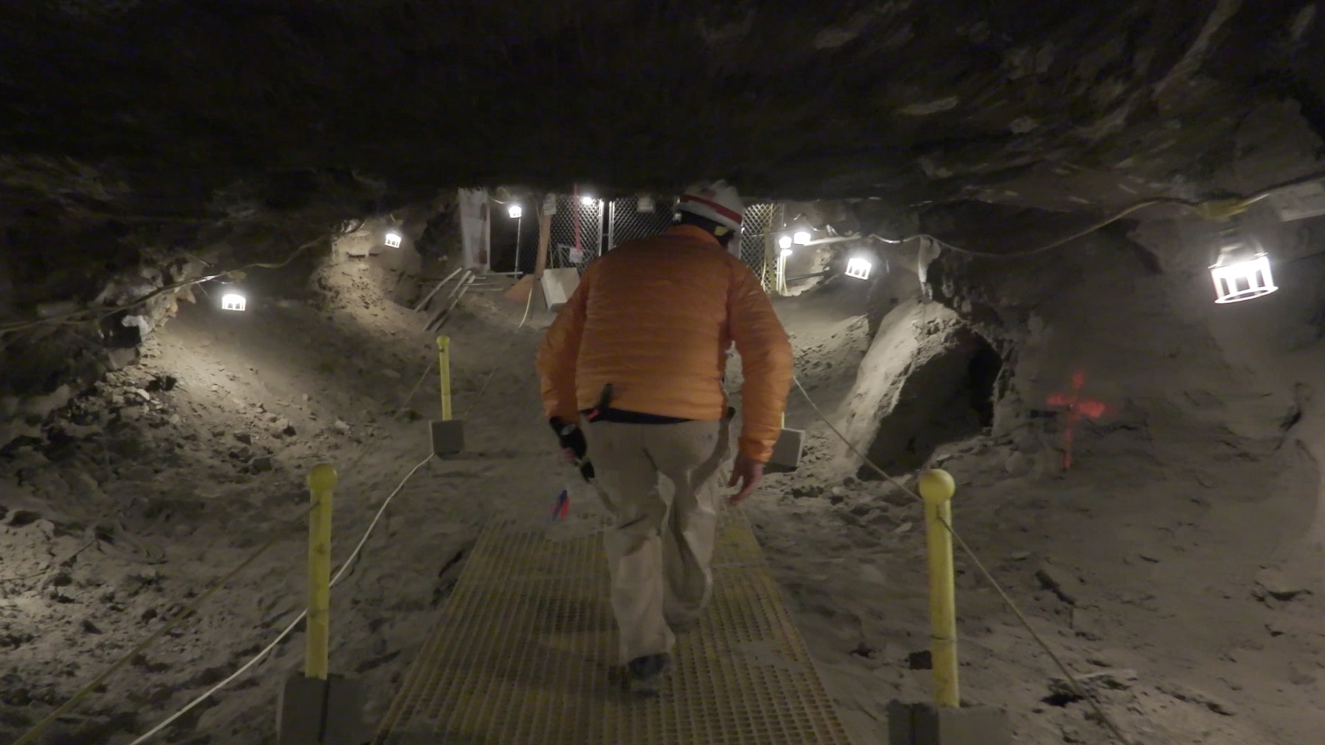 Video: Below ground in the Fairbanks permafrost tunnel