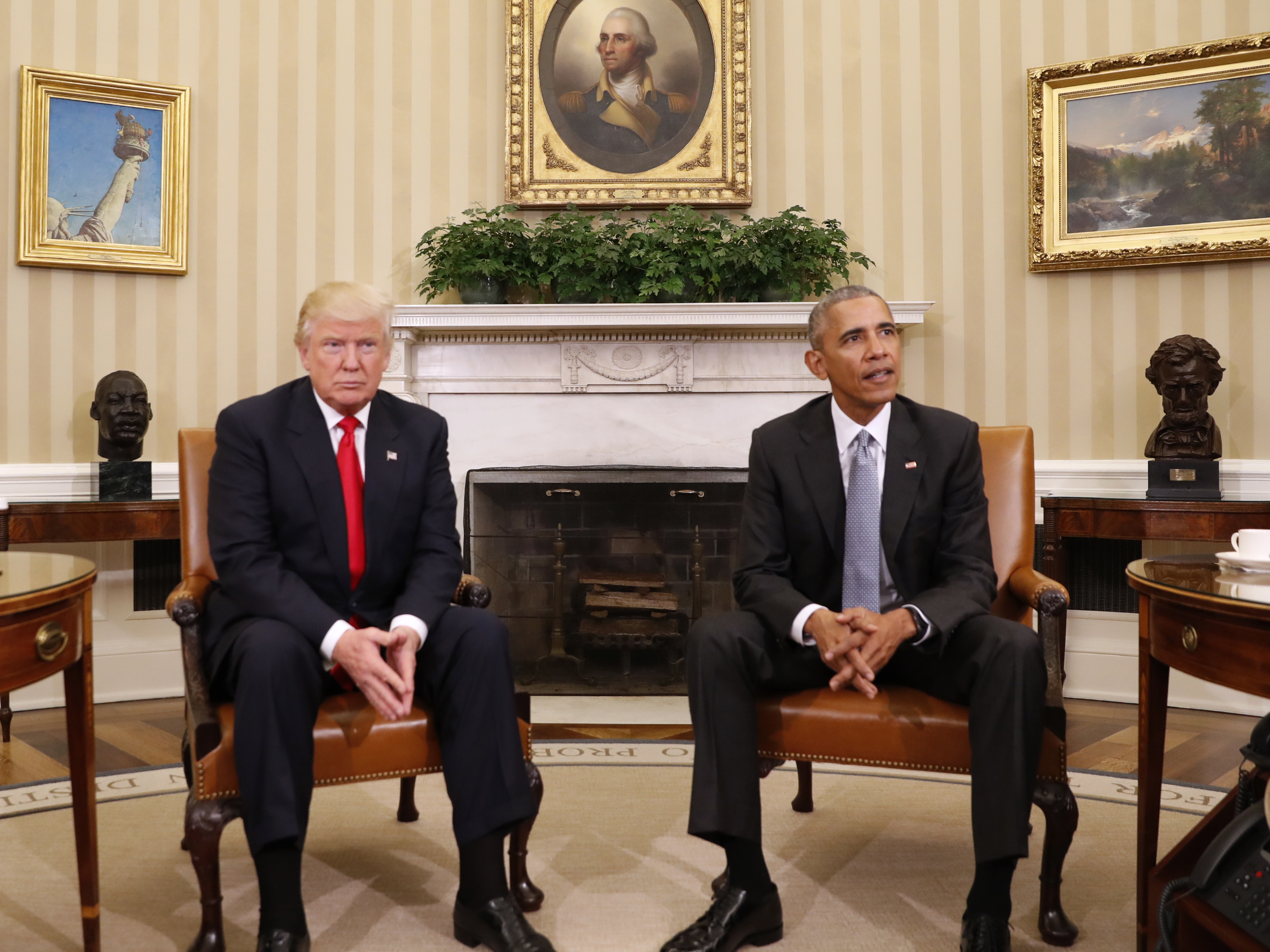 In meeting at White House, President-elect Trump calls Obama ‘very fine man’