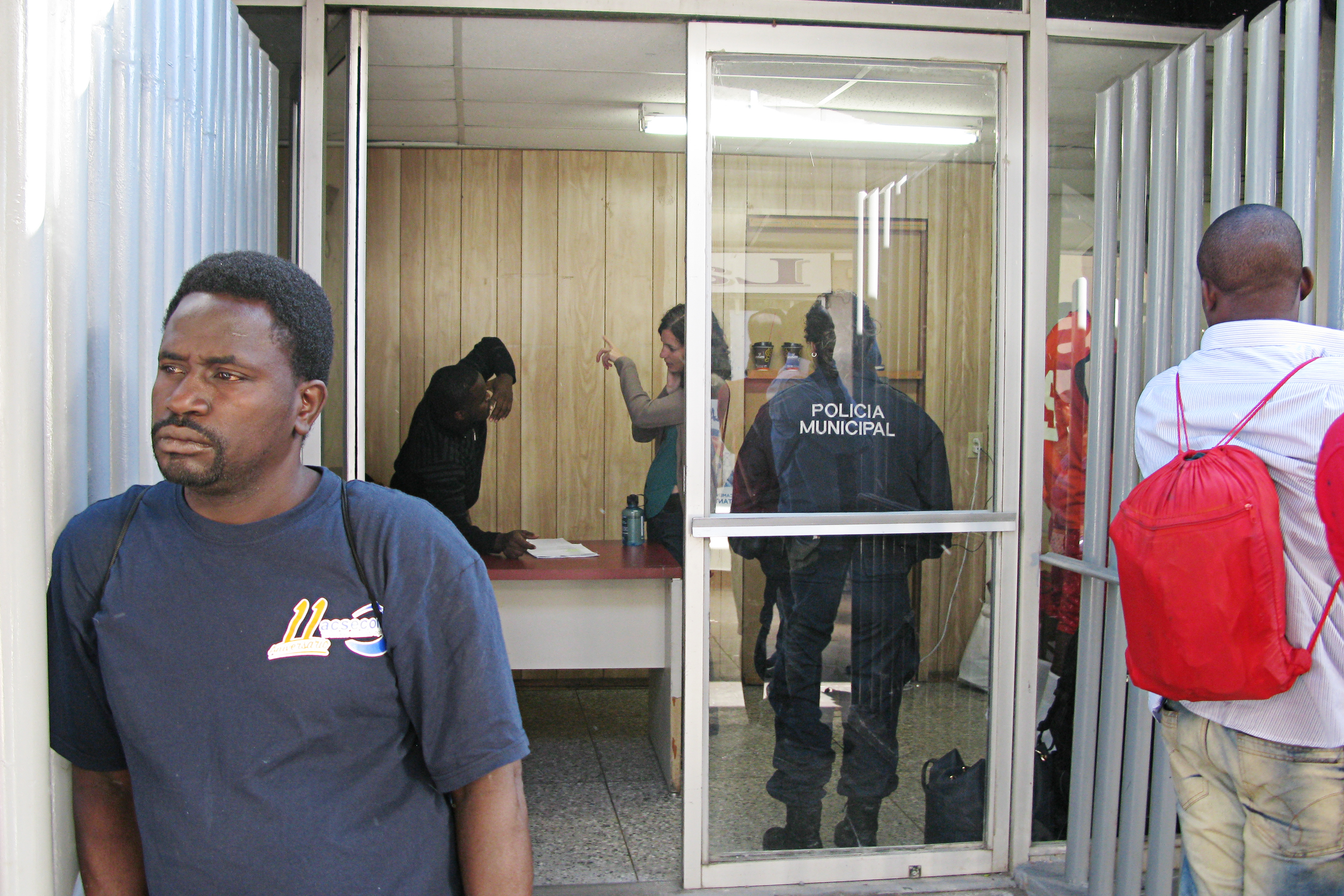 At the U.S.-Mexico border, Haitians arrive to a harsh reception