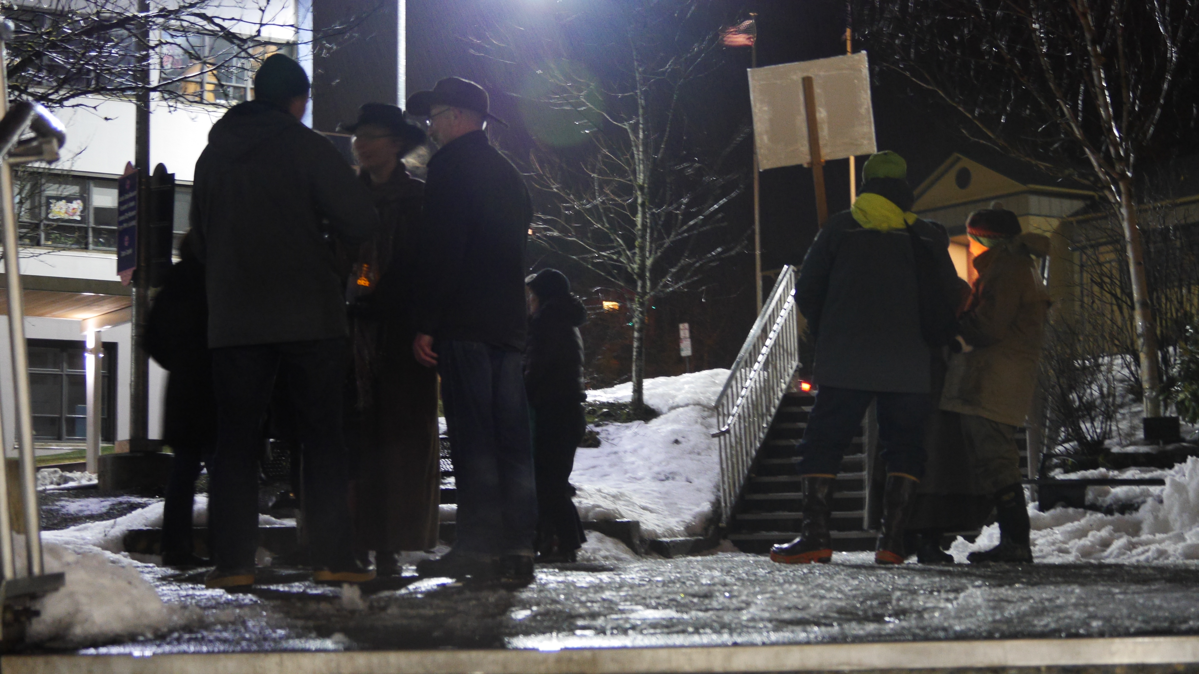 Juneau residents hold vigil asking electors to dump Trump