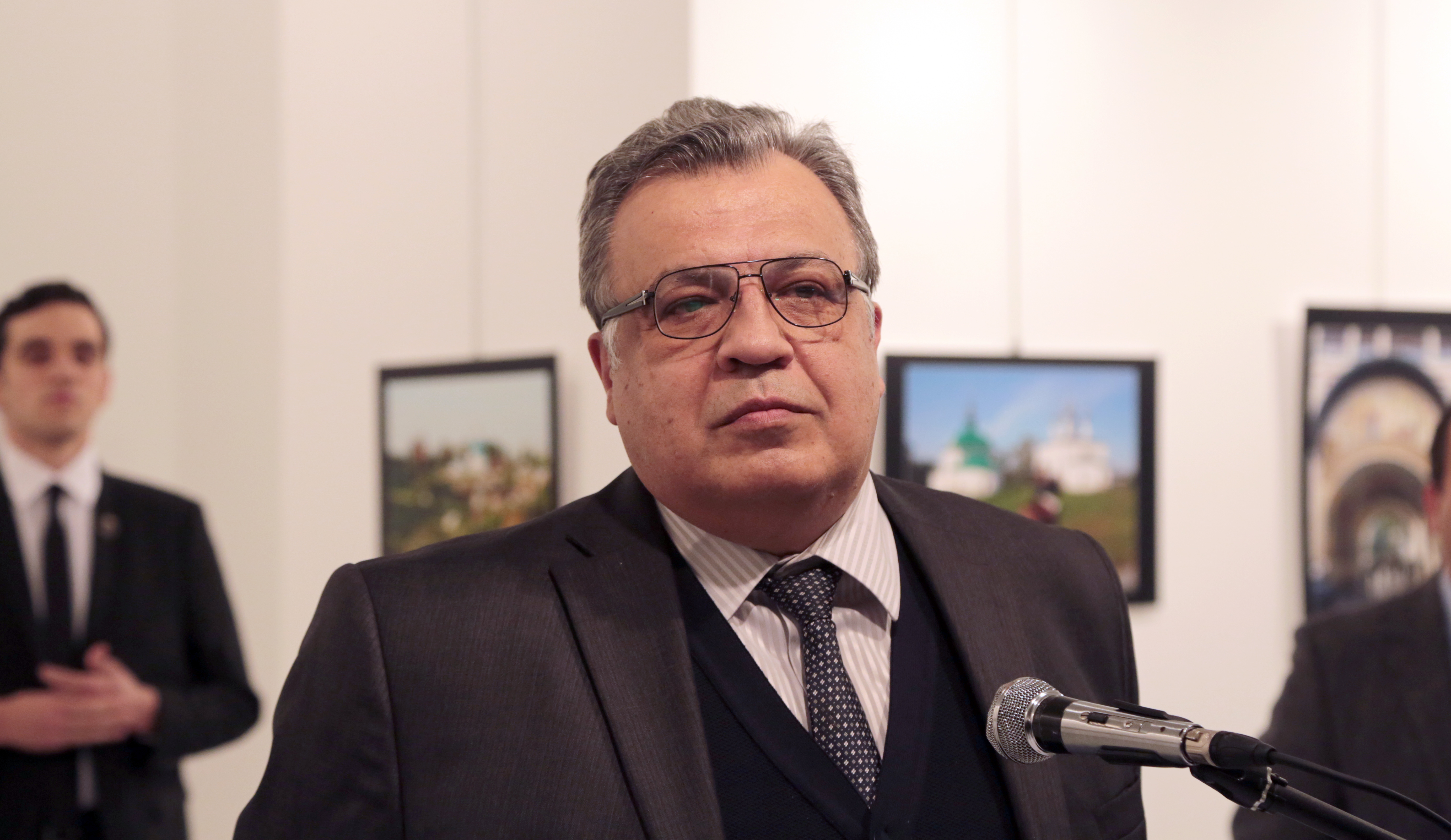 Russia’s ambassador to turkey shot and killed in Ankara, Russian Official Says