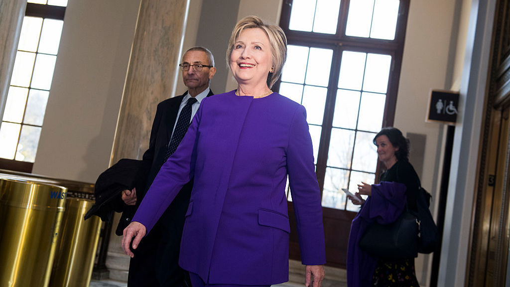 Is Hillary Clinton trying to question the legitimacy of Donald Trump winning?