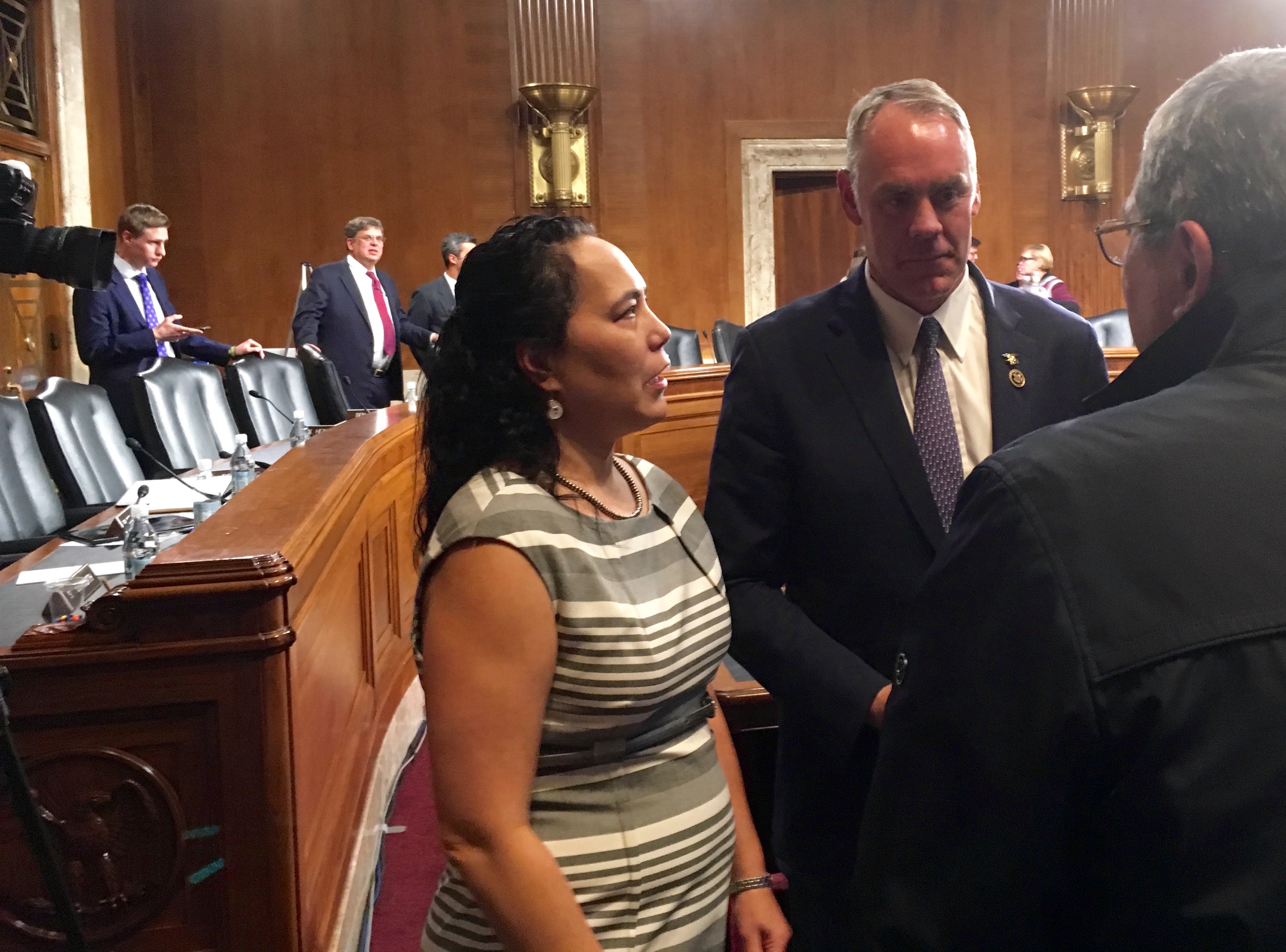 Interior pick firmly against fed land transfer, with wiggle room for Alaska