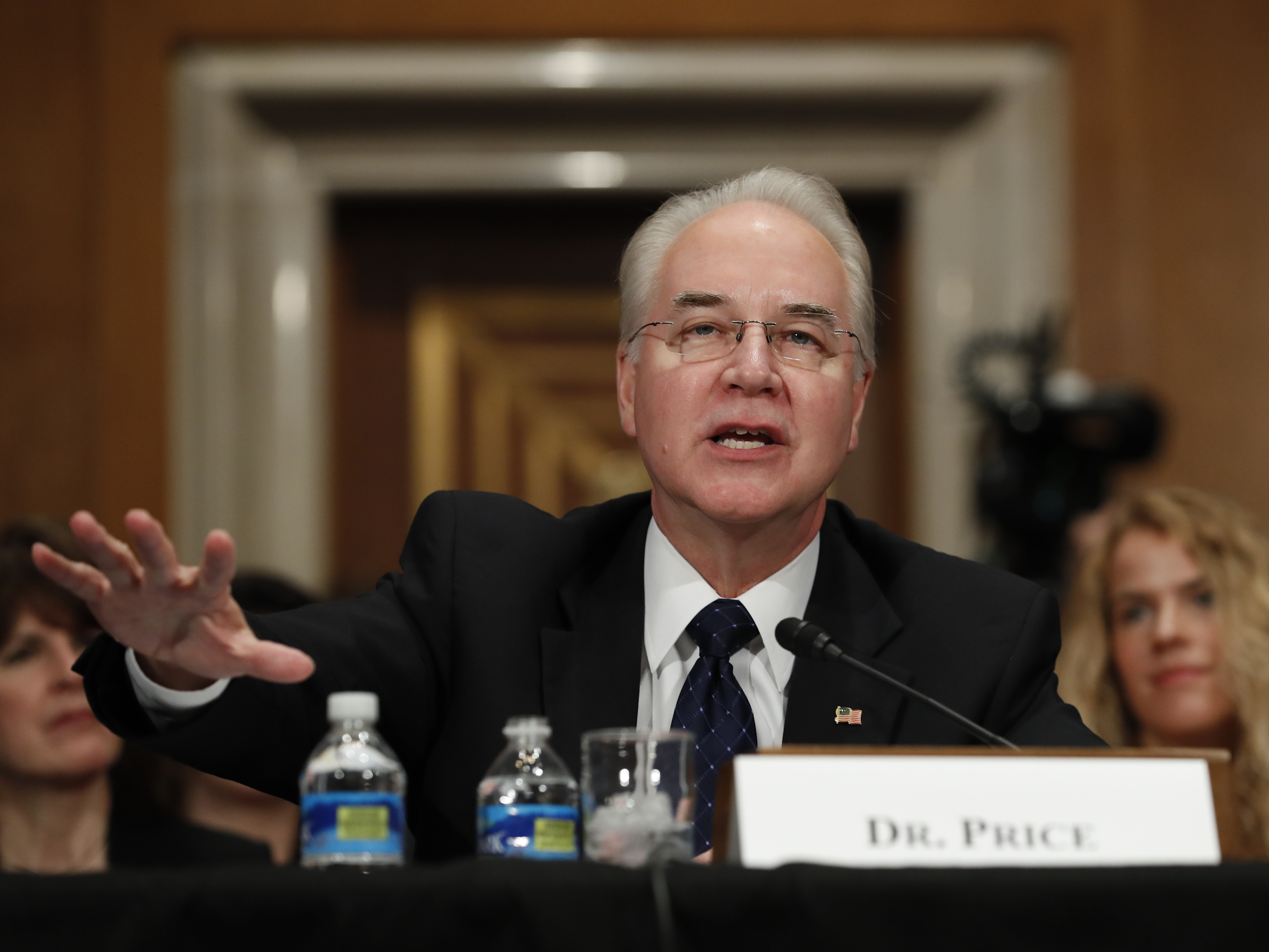 Tom Price, HHS nominee, faces tough questions on stock deals and Obamacare