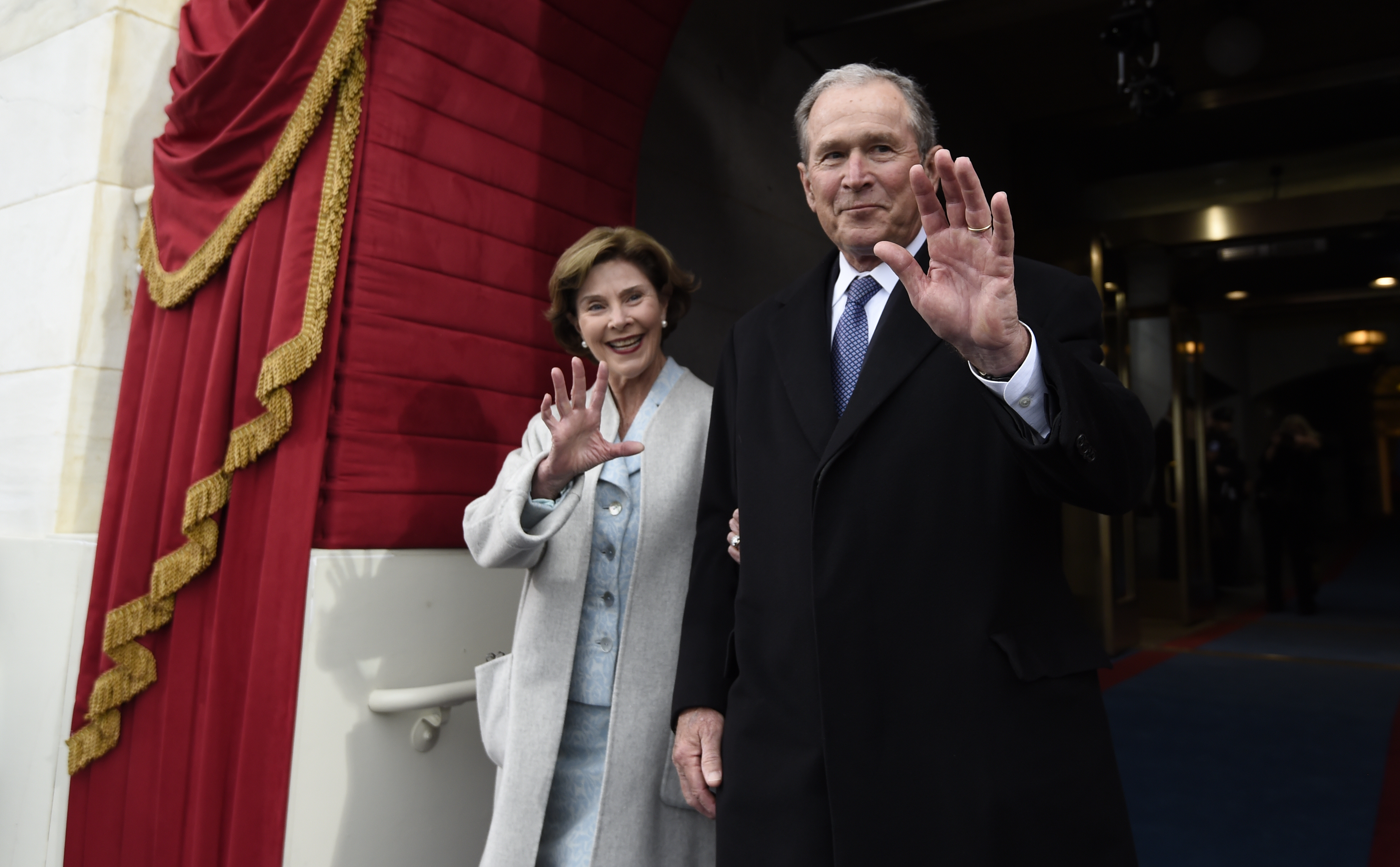 Bush weighs in on Trump presidency, calling press ‘indispensable to democracy’