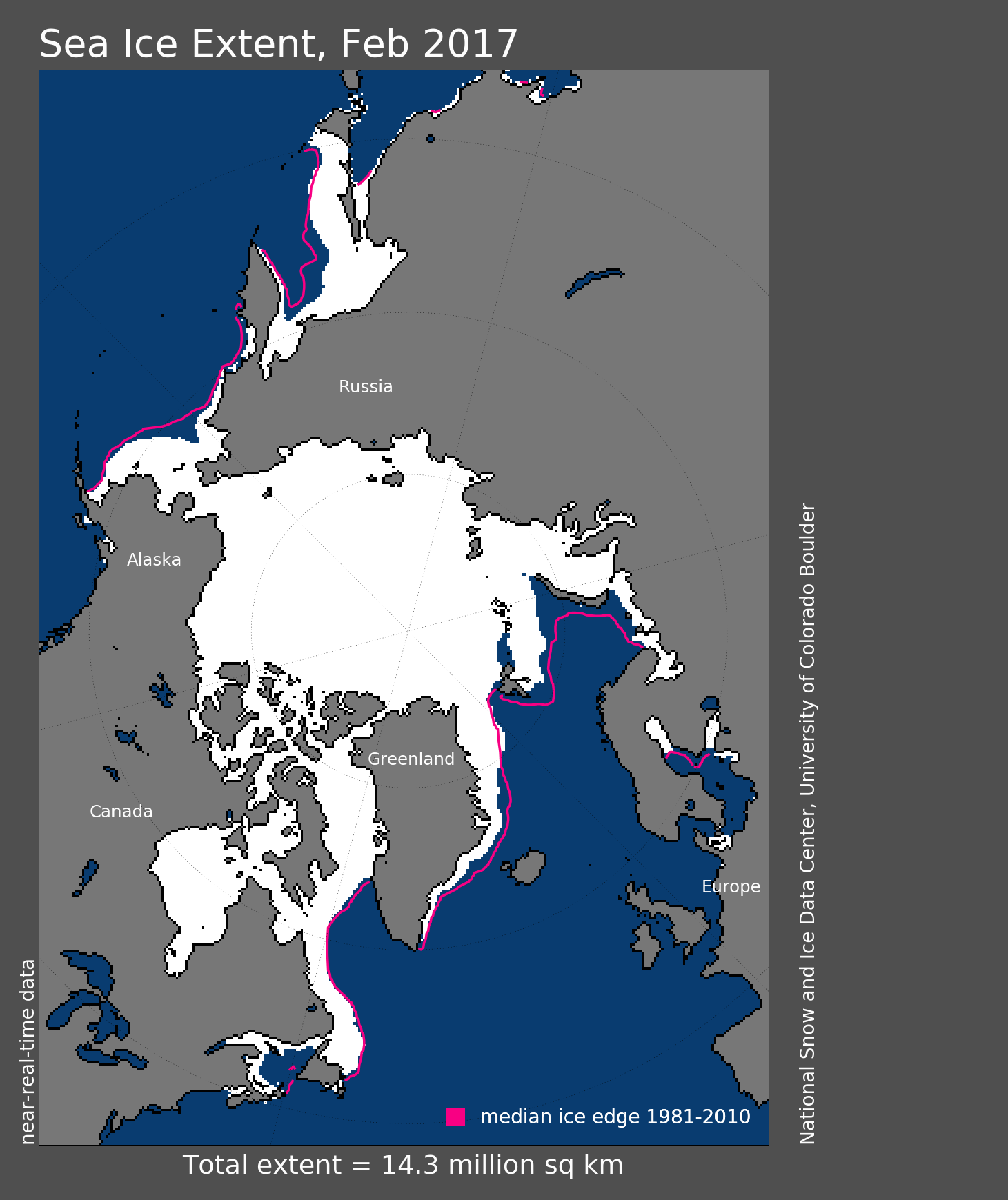 Warm air, sea-surface temperatures in February limited Arctic sea ice growth