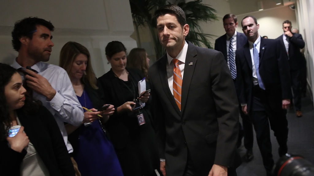 Ryan, Trump Meet As More Republicans Defect From Health Care Bill