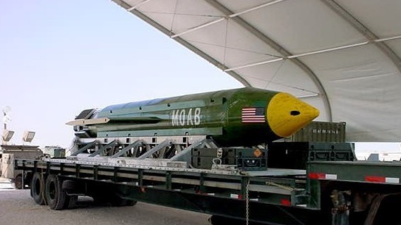 U.S. drops biggest non-nuclear bomb ever used in combat