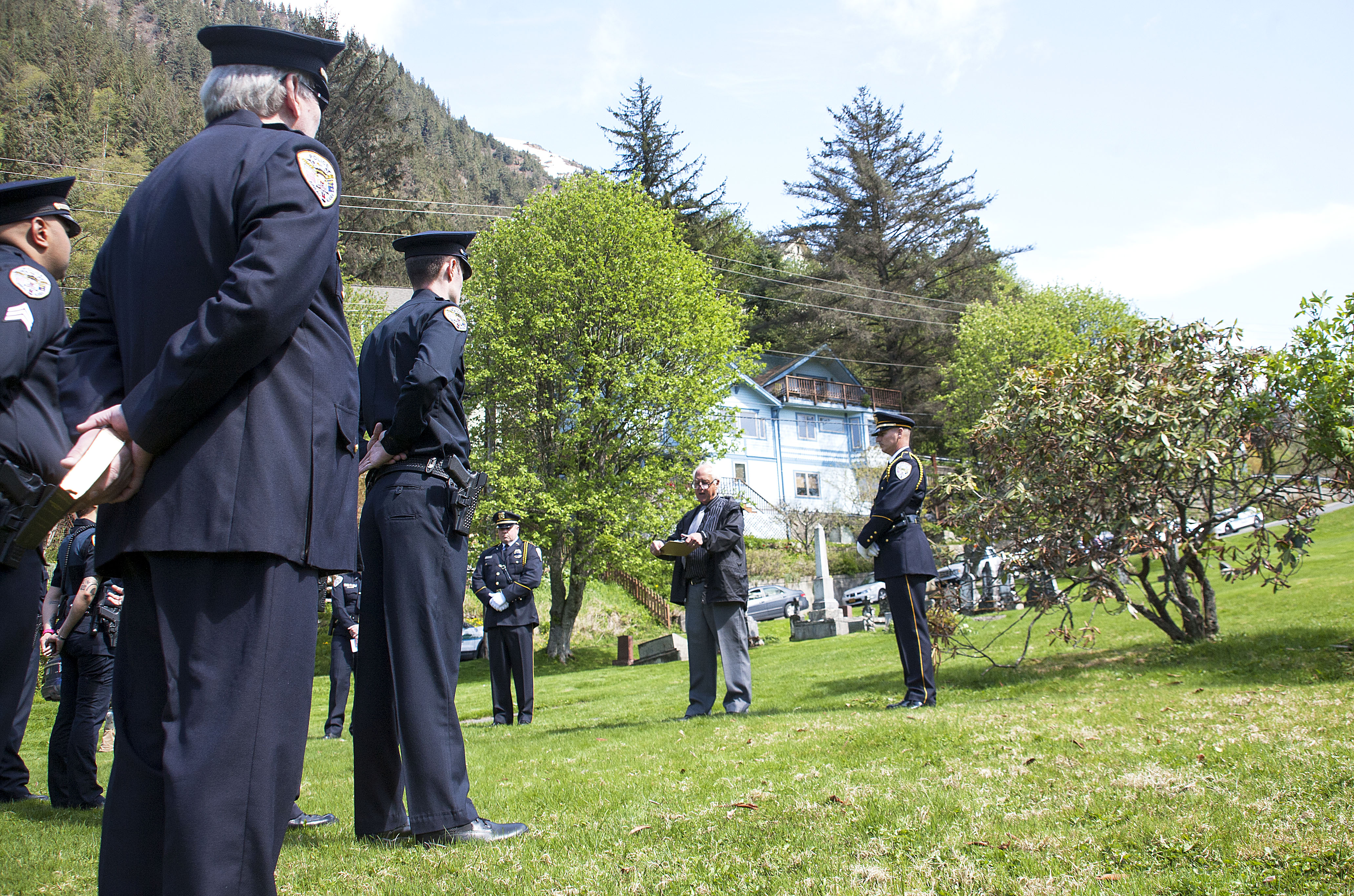 Photos: Wreath-laying memorial honors fallen Juneau police officers