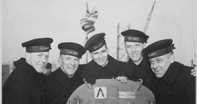 The five Sullivan brothers were all killed in the World War II sinking of the USS Juneau on Nov. 13, 1942. From left to right: Joseph, Francis, Albert, Madison and George Sullivan.