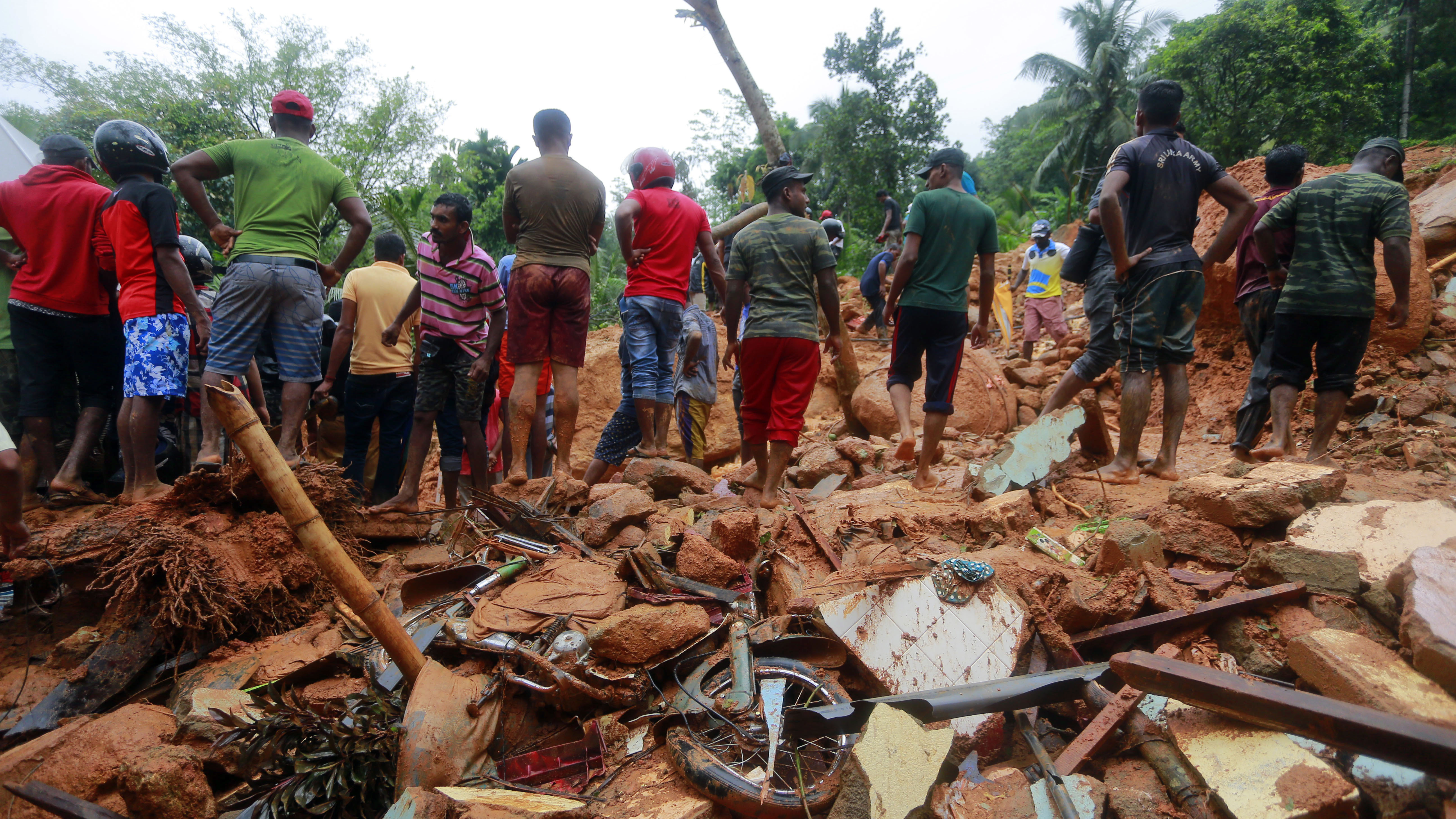 Monsoon-triggered mudslides, floods in Sri Lanka kill more than 90 people
