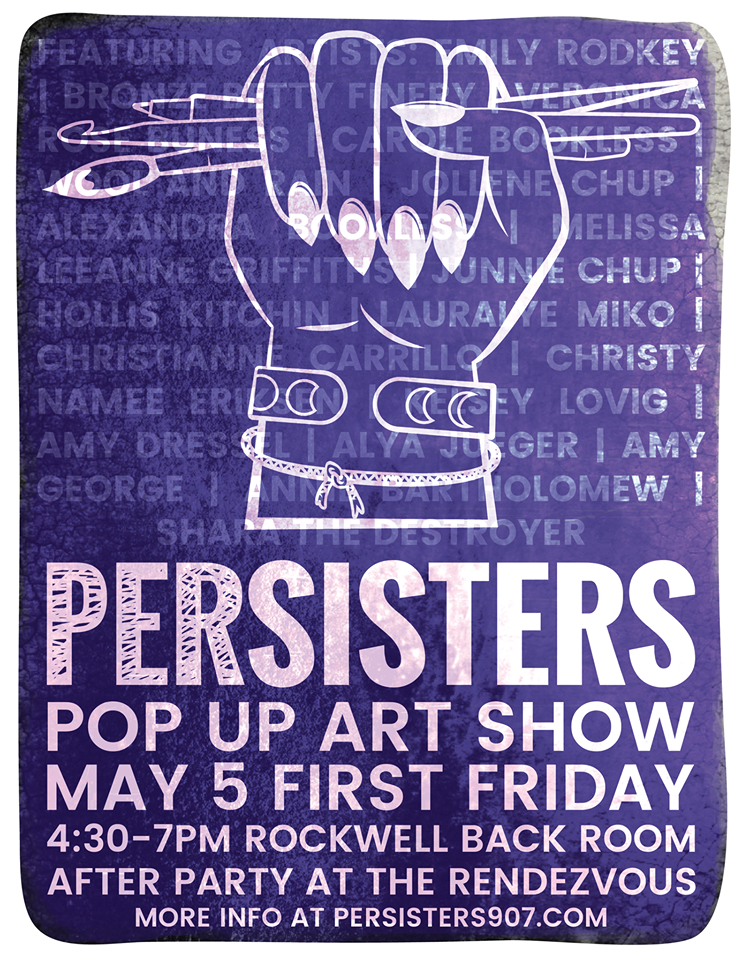 All women’s pop-up art show opens tonight at Rockwell