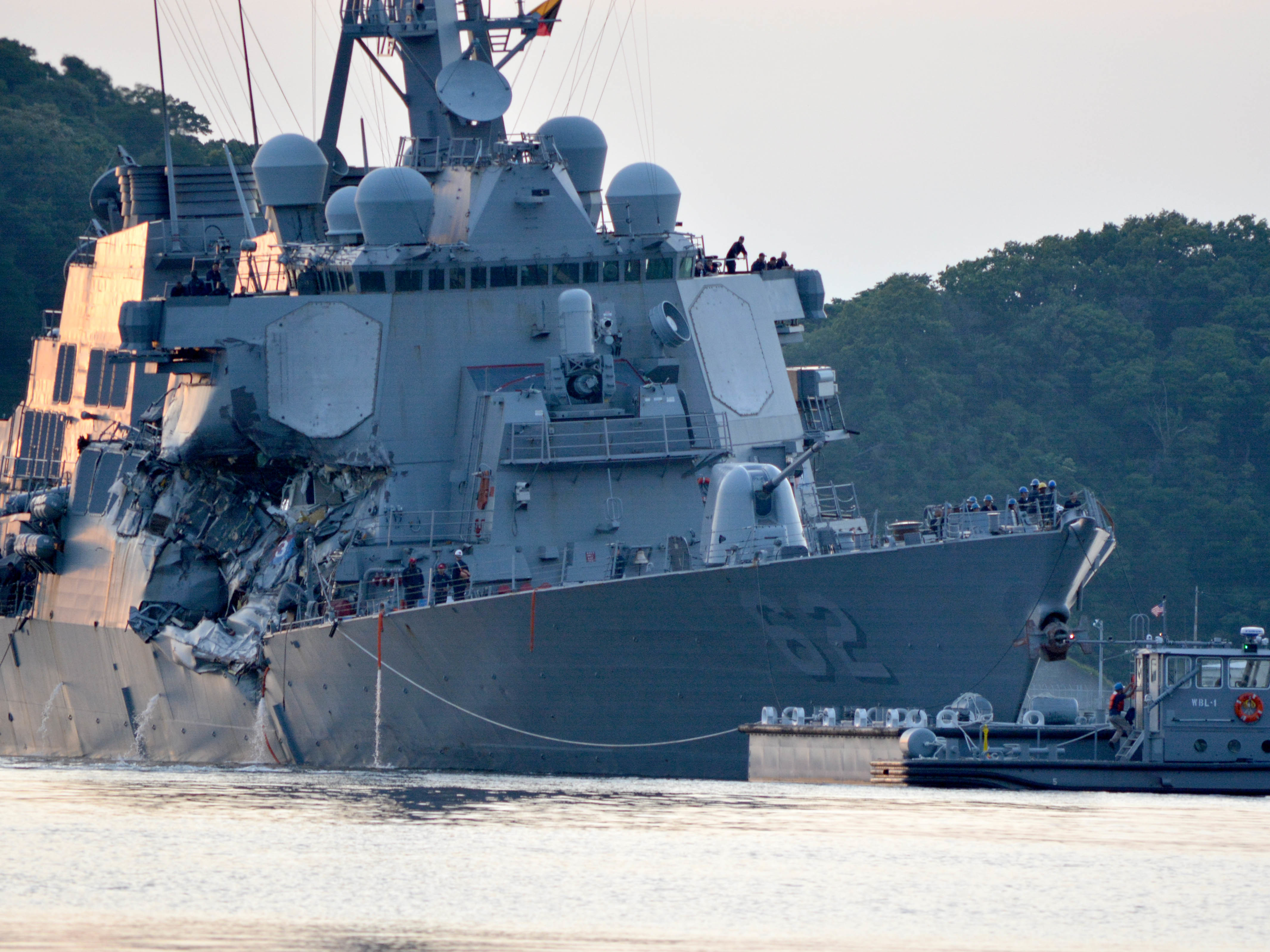 ‘A number of’ U.S. sailors found dead after Navy destroyer’s collision