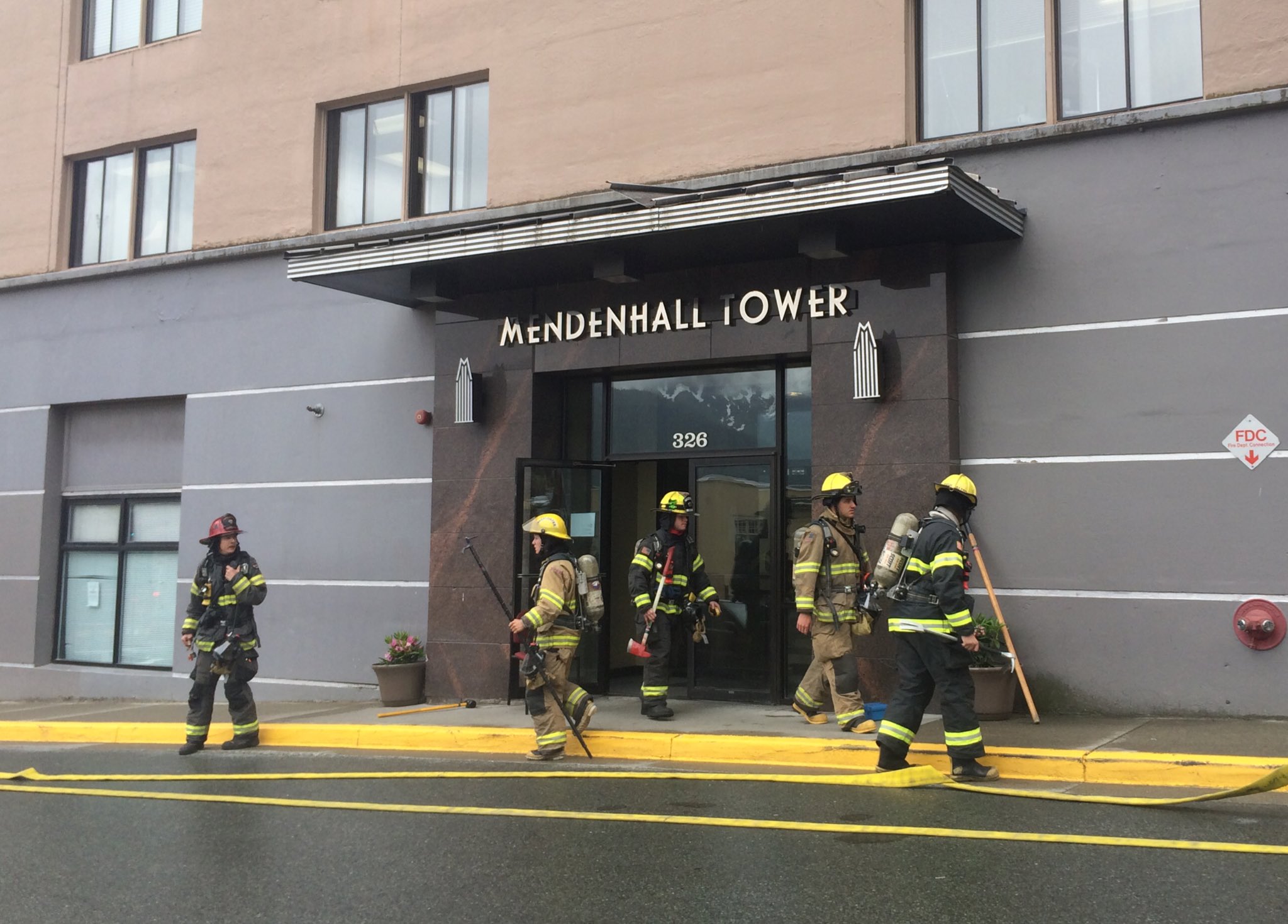 Downtown Juneau apartment complex evacuated due to smoke, cause unknown
