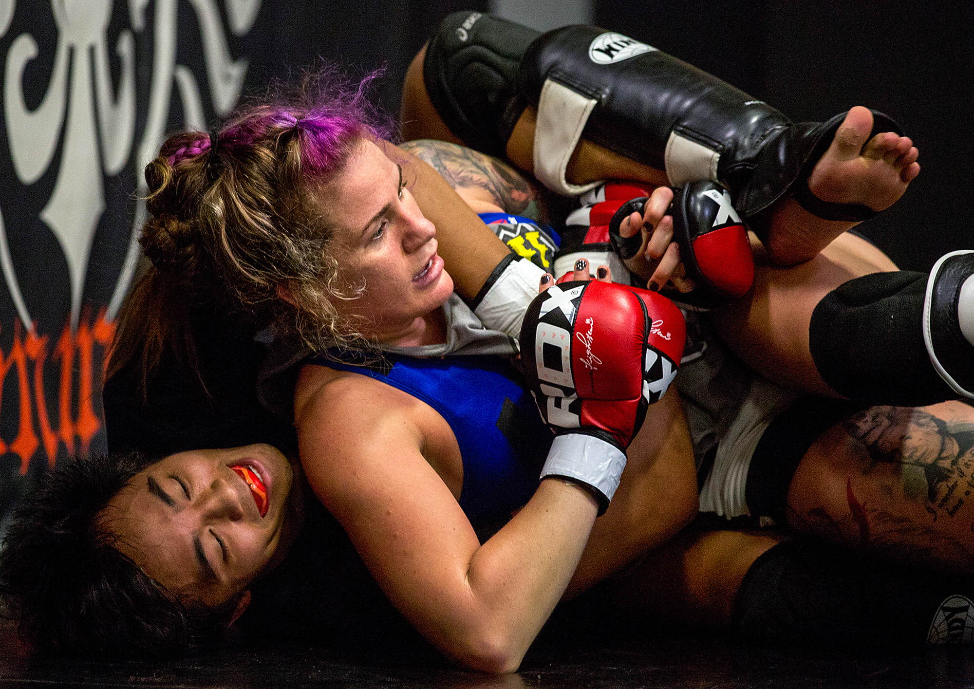 Mazany is one of 60 female fighters and 700 male fighters enrolled in a Cleveland Clinic study that's delving into how concussions might differ between women and men. (Photo by Bridget Bennett for NPR)