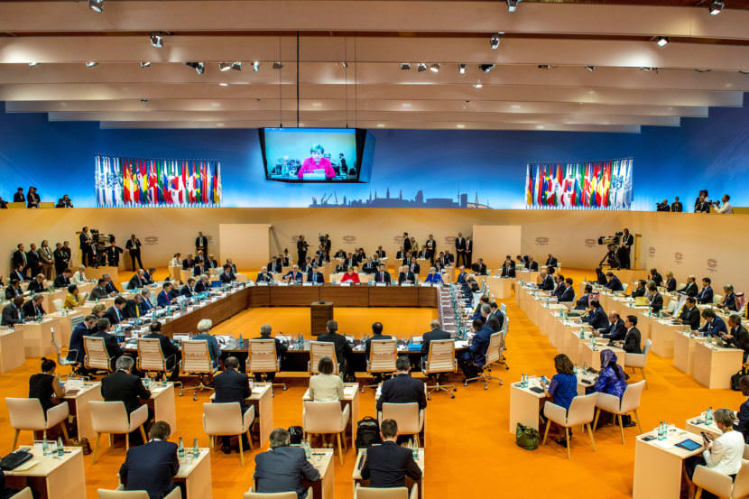 World leaders meet in Hamburg for the G20 Summit on July 7, 2017.