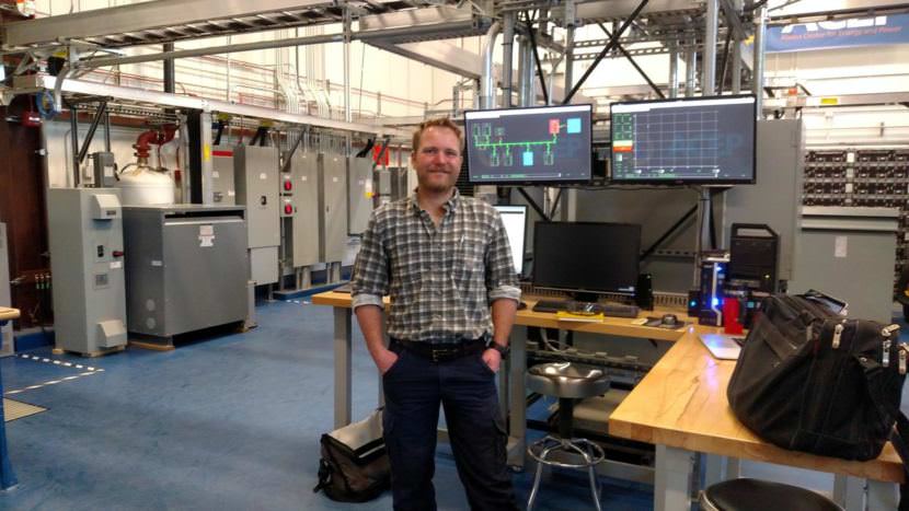 Marc Mueller-Stoffels directs ACEP's Power Systems Integration Lab, where winners of the Microgrid Technology Competition will be able to test their technologies.