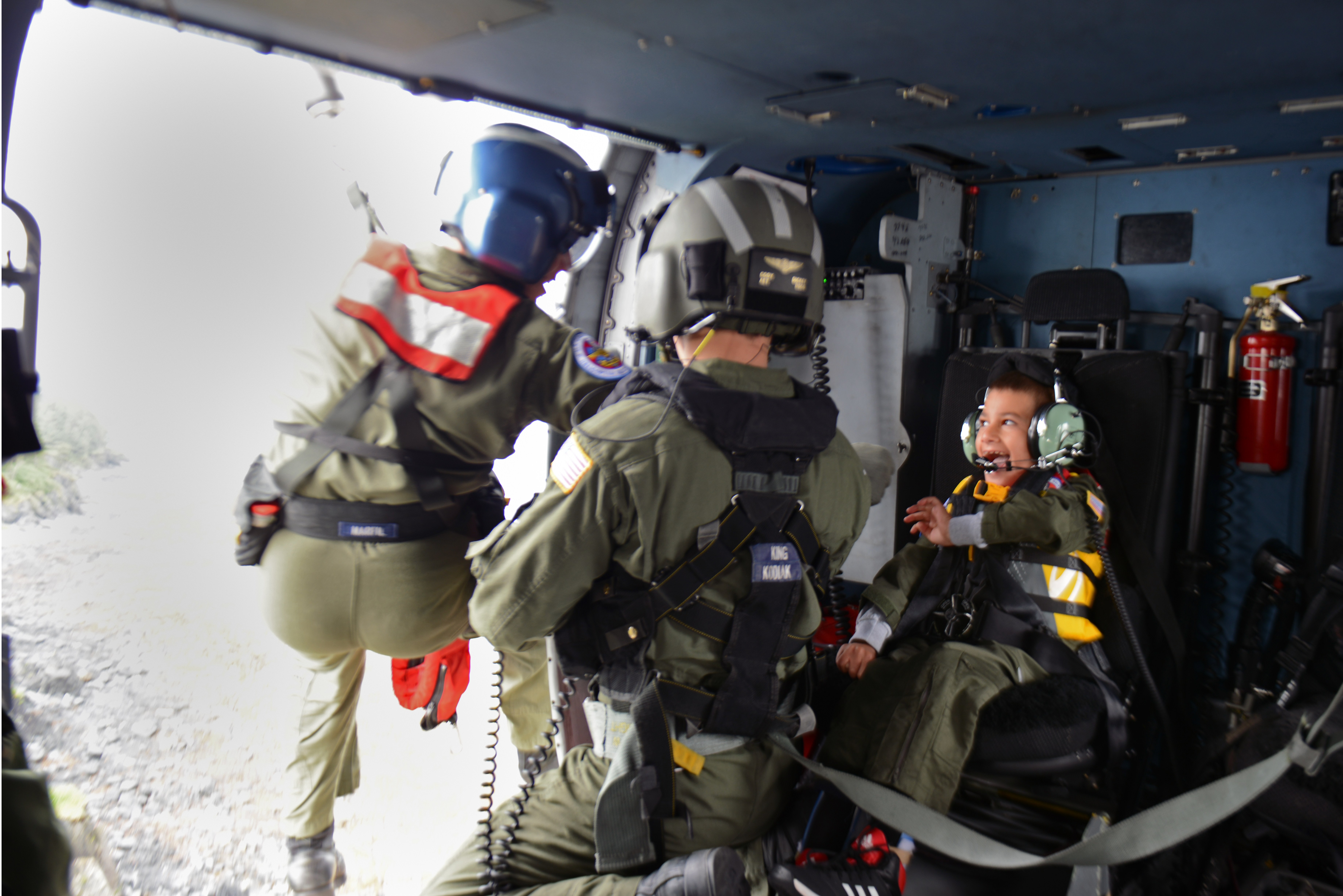 Air Station Kodiak rescue swimmers grant boy’s wish