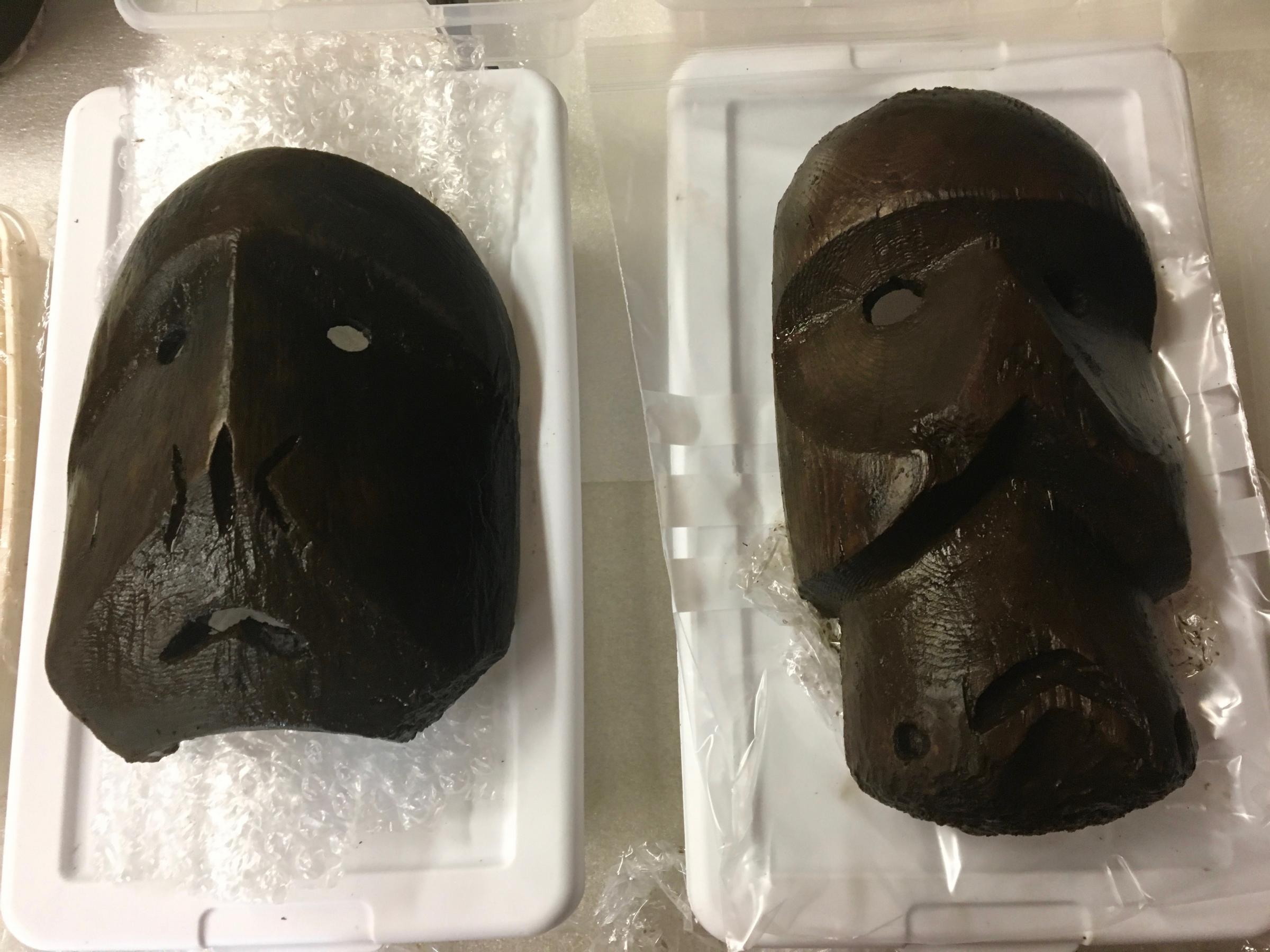 Archeologists, tribal leaders and volunteers are racing against time to recover as many artifacts as they can from Nunalleq, an ancient village along the coast outside of Quinhagak. This summer, volunteers found an average of 100-200 artifacts a day. (Photo by Teresa Cotsirilos/KYUK)