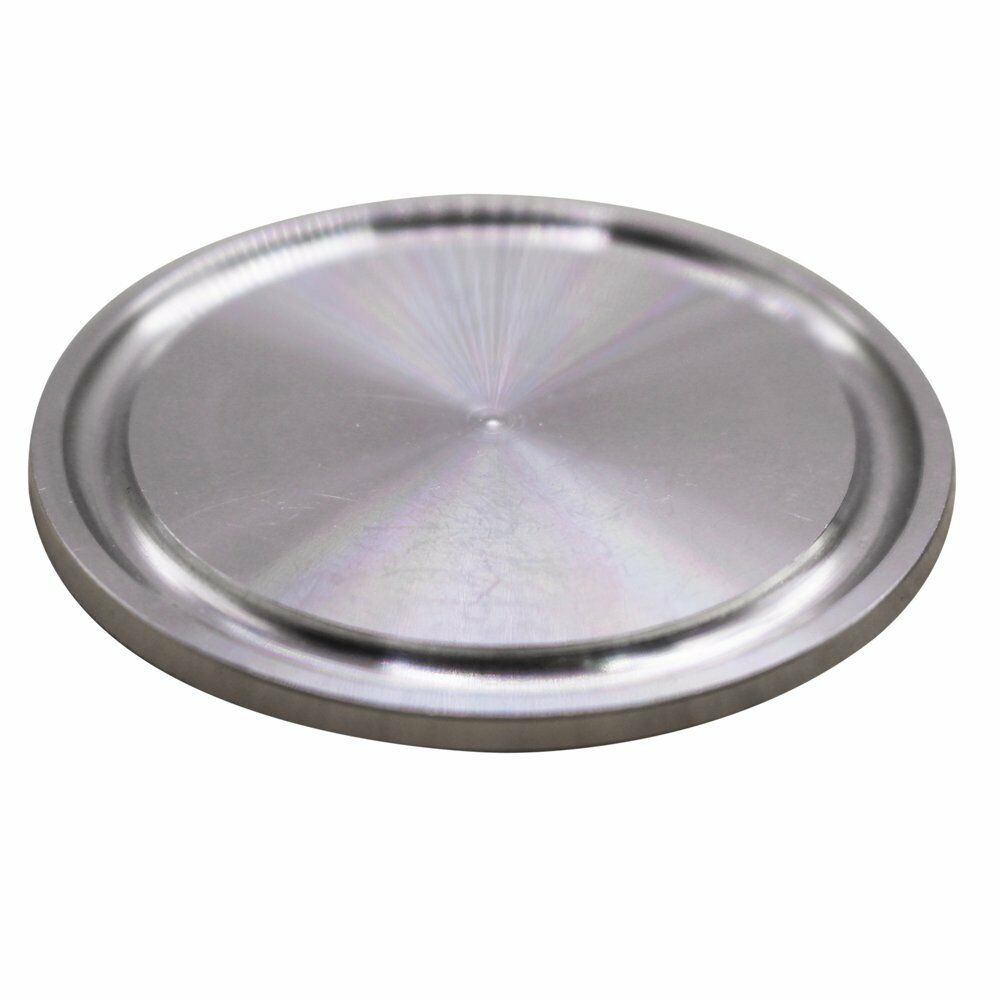 3 PCS Stainless Steel 304 End Cap Fit Tri Clamp KF40 Pipes Blank Flange Vacuum Fitting