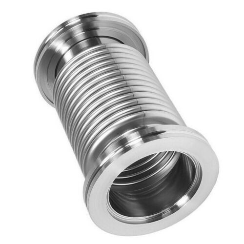Bellows Hose Metal KF-16, NW-16, 4 Inch,100mm, Flex Coupling, ISO-KF Flange Size NW-16, Thin Wall Tubing, 304 Stainless Steel