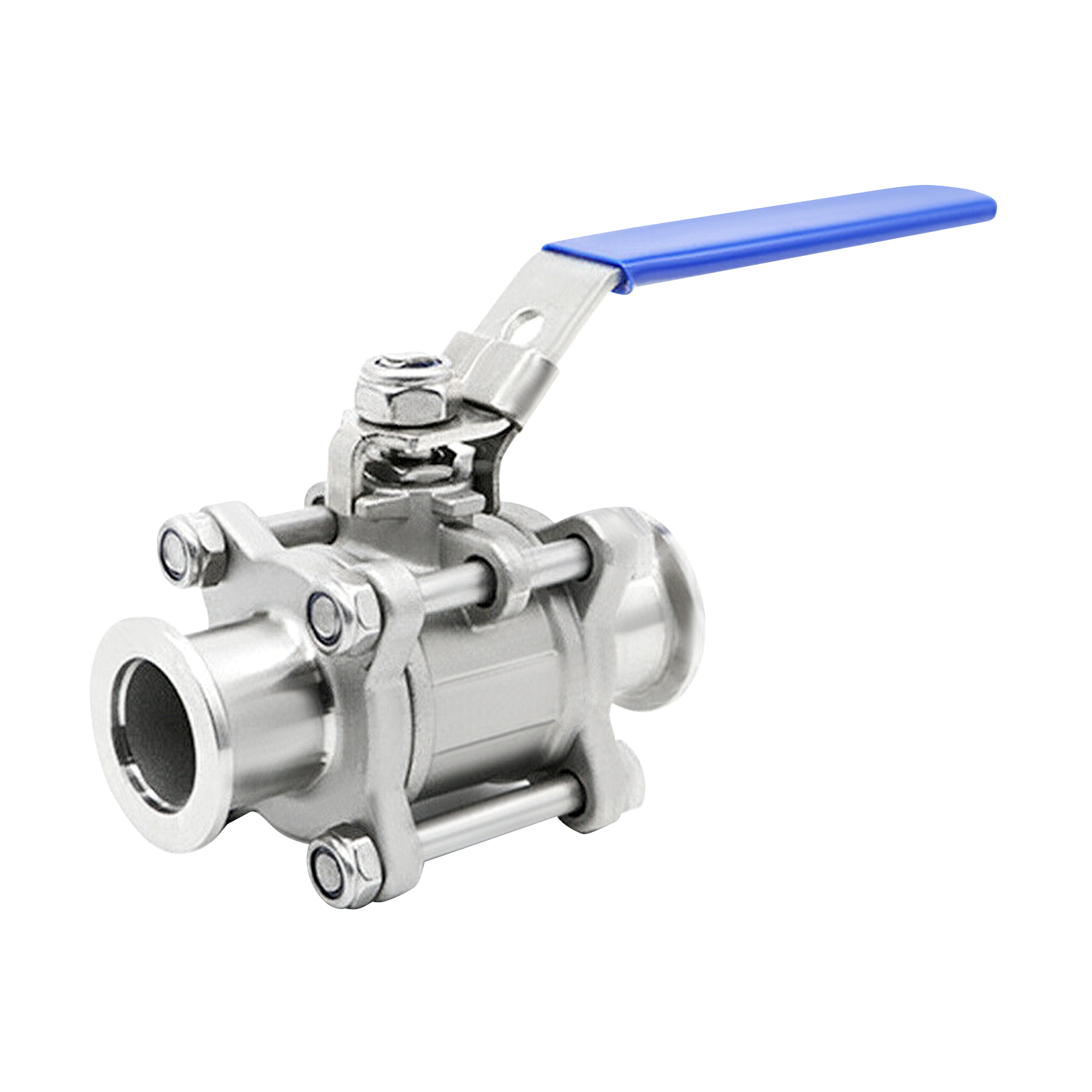 KF40 Ball Valve for Vacuum Isolation, Both Sides Flange, SS