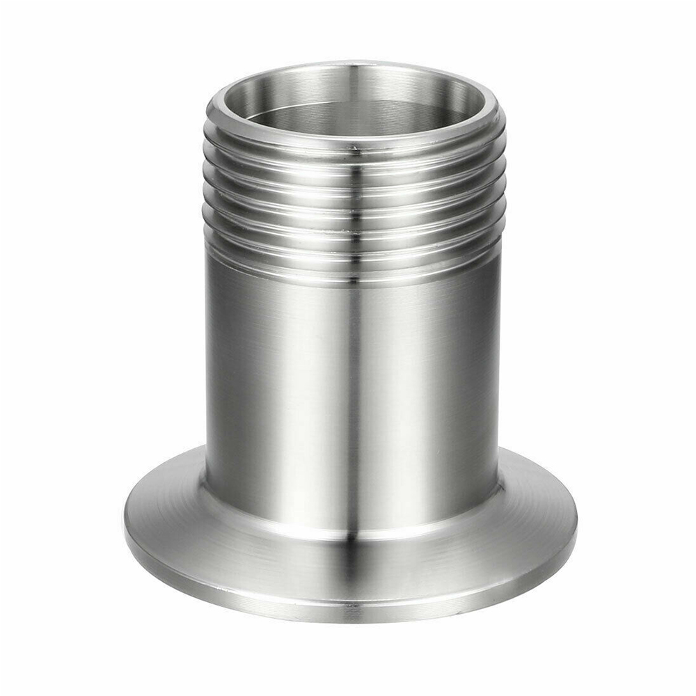 Stainless Steel Male NPT Threaded Pipe Fitting for 1.5-Inch Tri Clamp 1/"