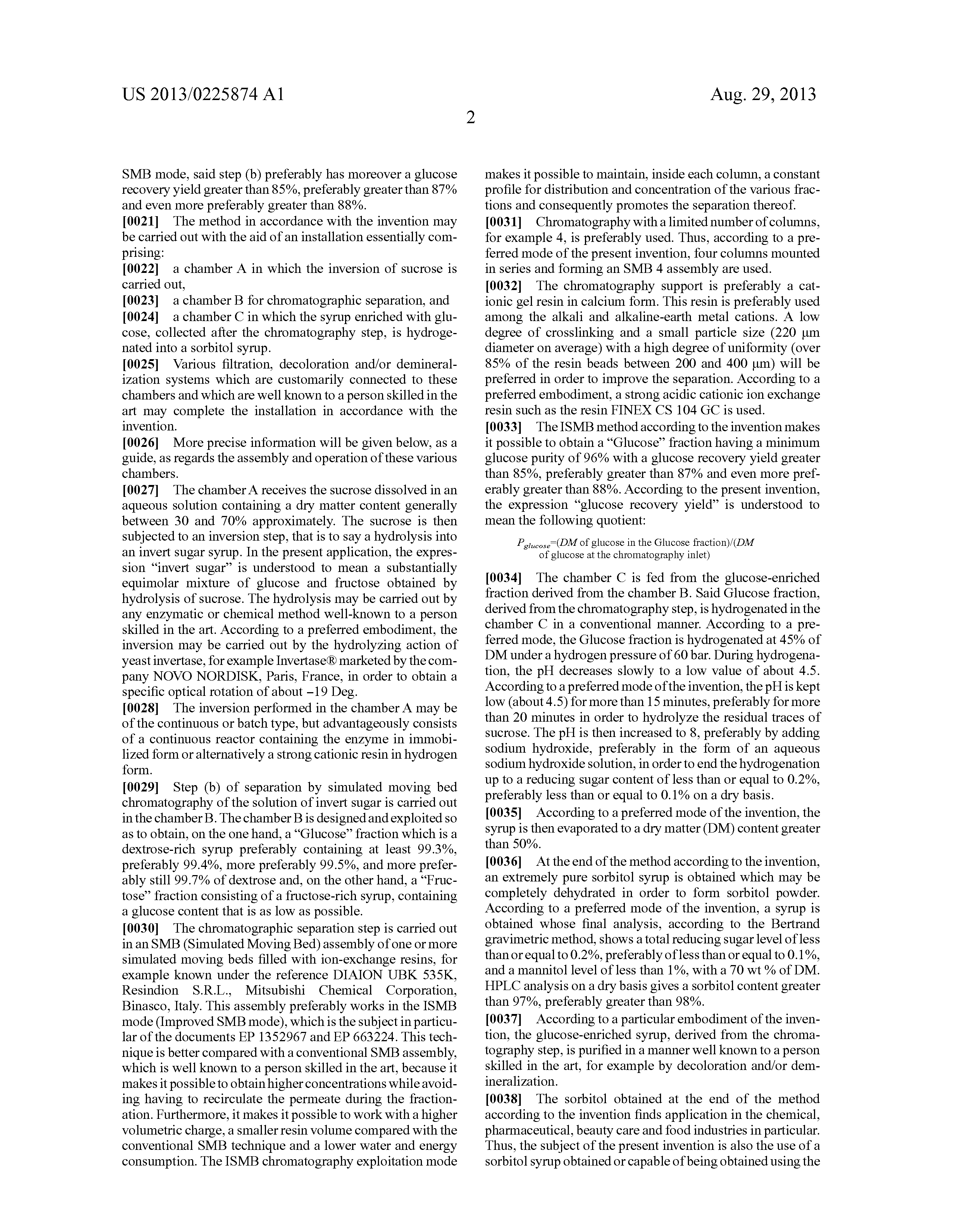 Fabrication du sorbitol