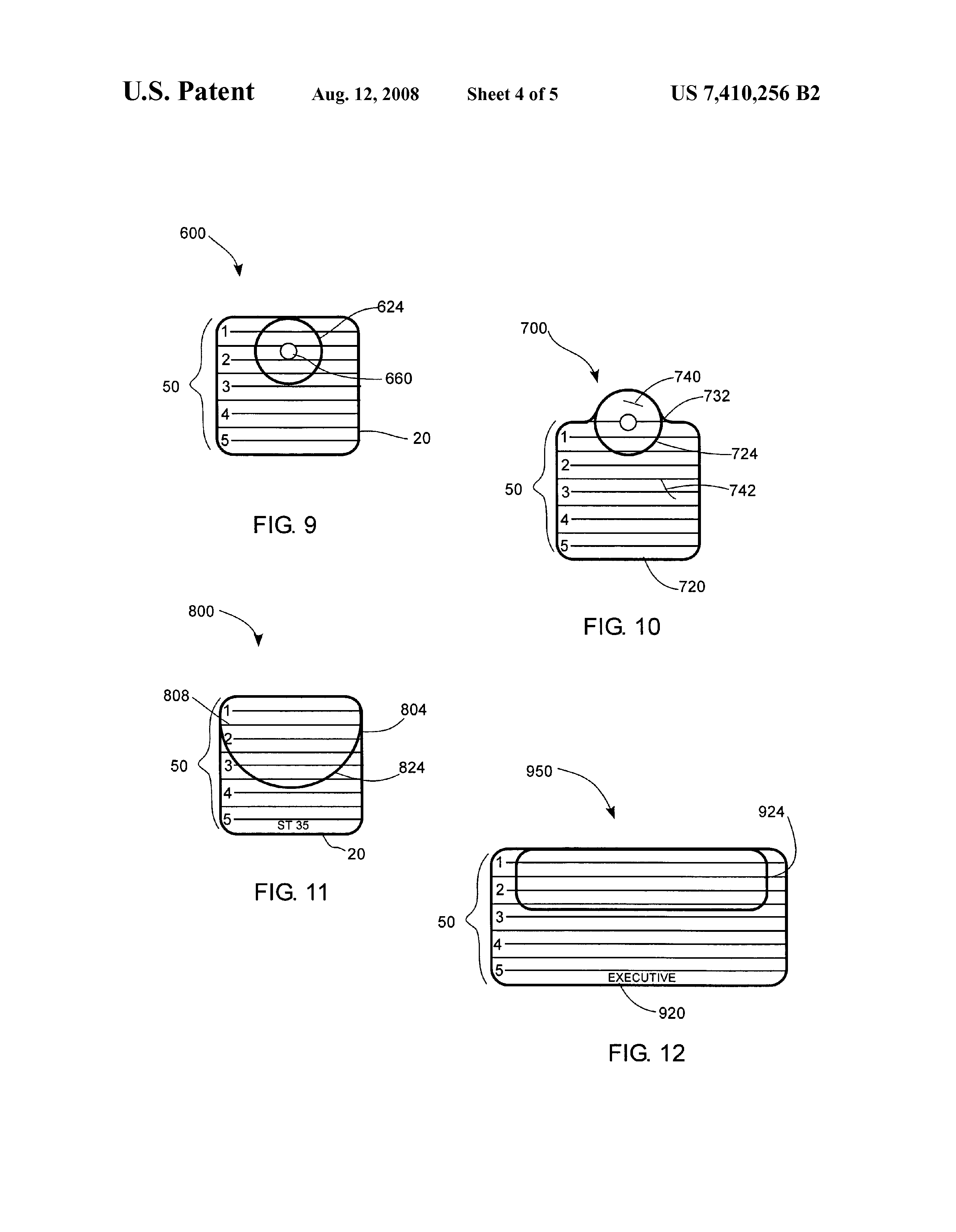 US 7410256 B2 Method And Apparatus For Marking Eyeglass Lens For