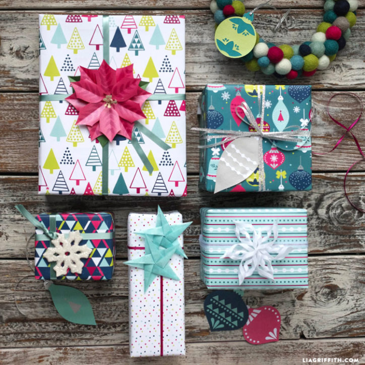 download our printable christmas gift wraps for gorgeous holiday