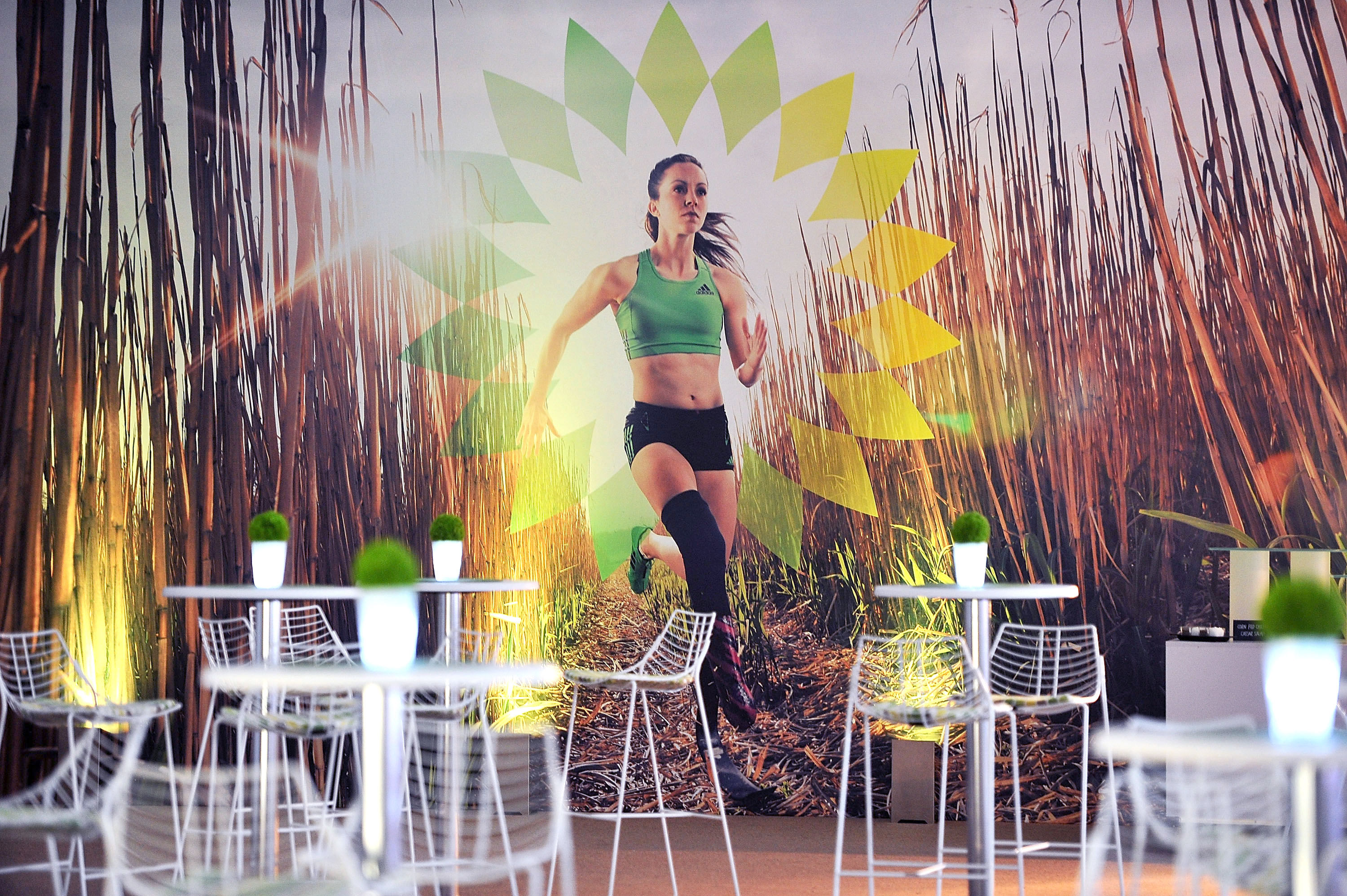 BP Image Wall at Office