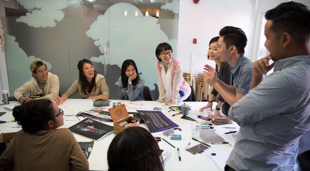 Landor Singapore office identity