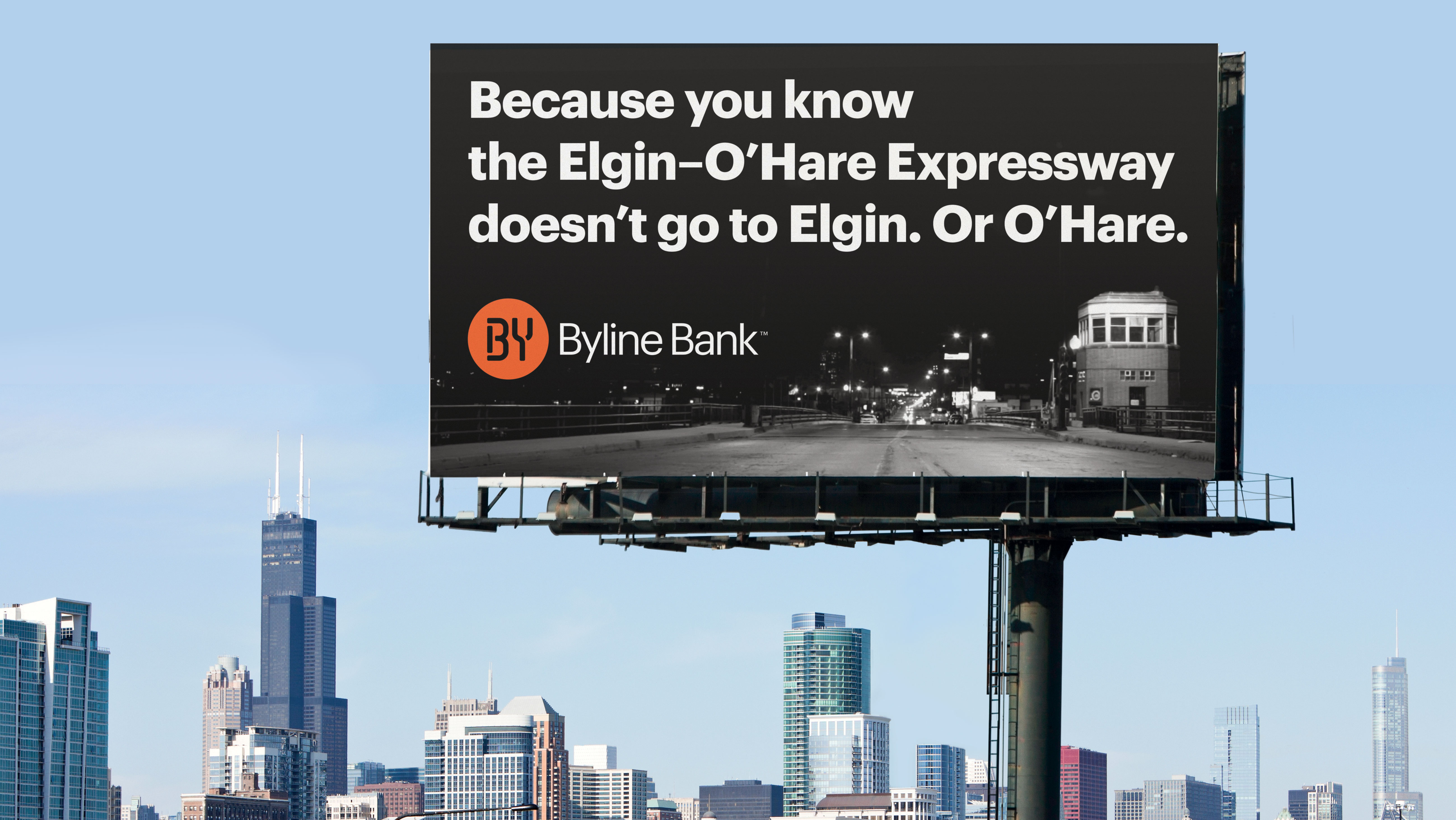 Byline Bank Advertising Billboard