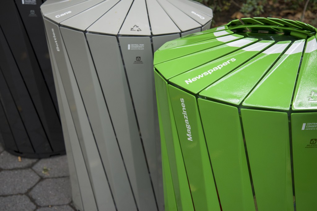 Landor's Central Park Conservancy Trash And Recycling Receptacles