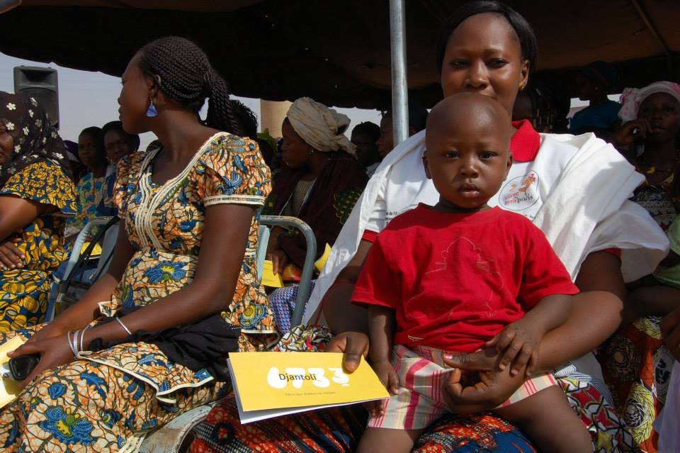 Djantoli impact on the community showing mother and child