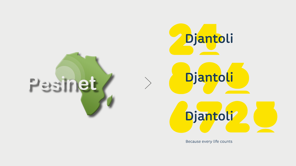 Djantoli visual identity before and after