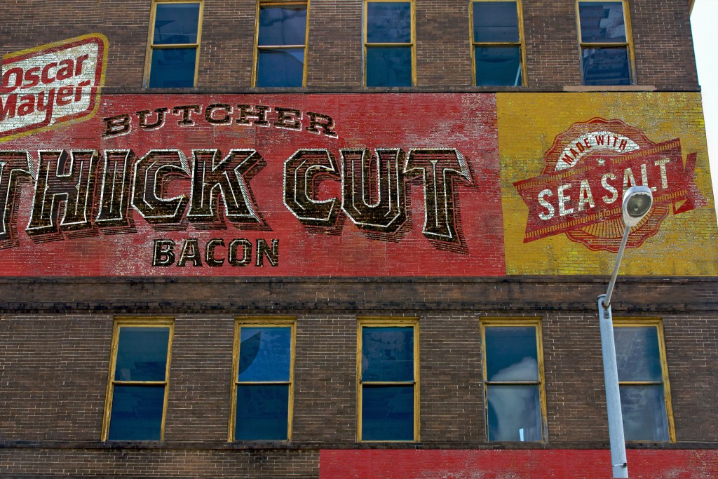 Oscar Mayer Butcher Thick Cut Bacon Advertising Wall