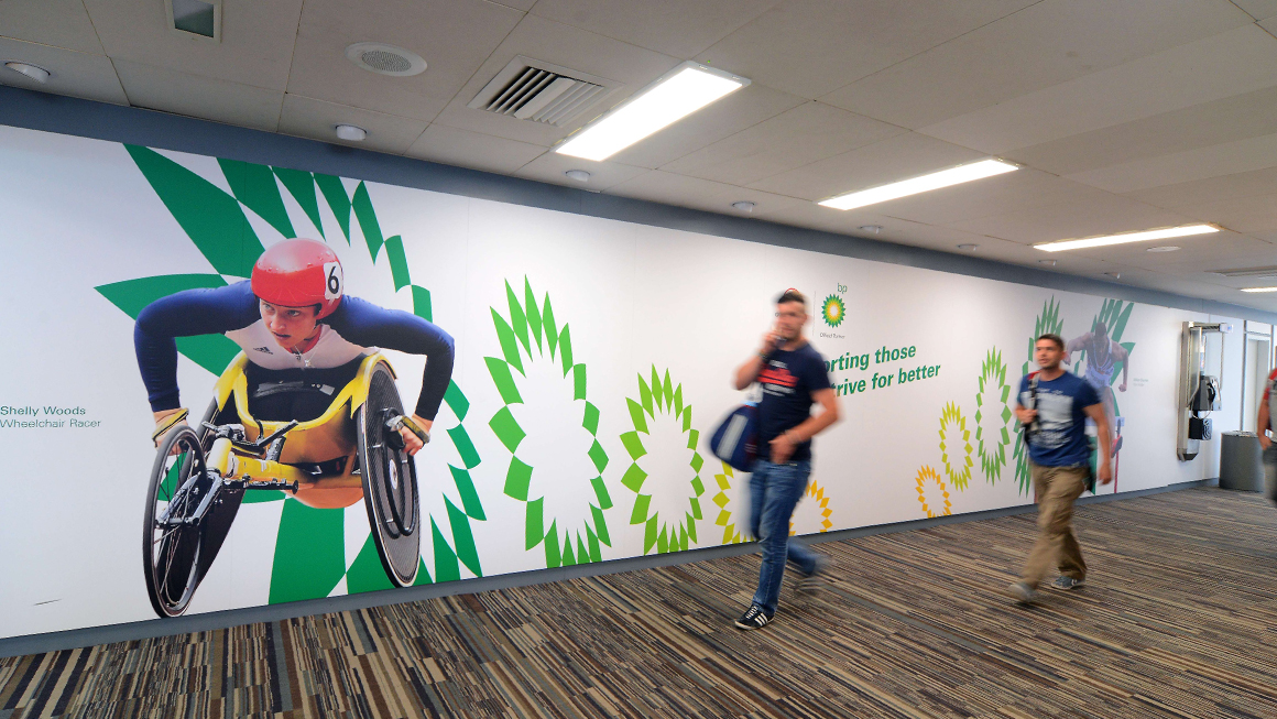 Landor at the Olympics BP Signage at London Games