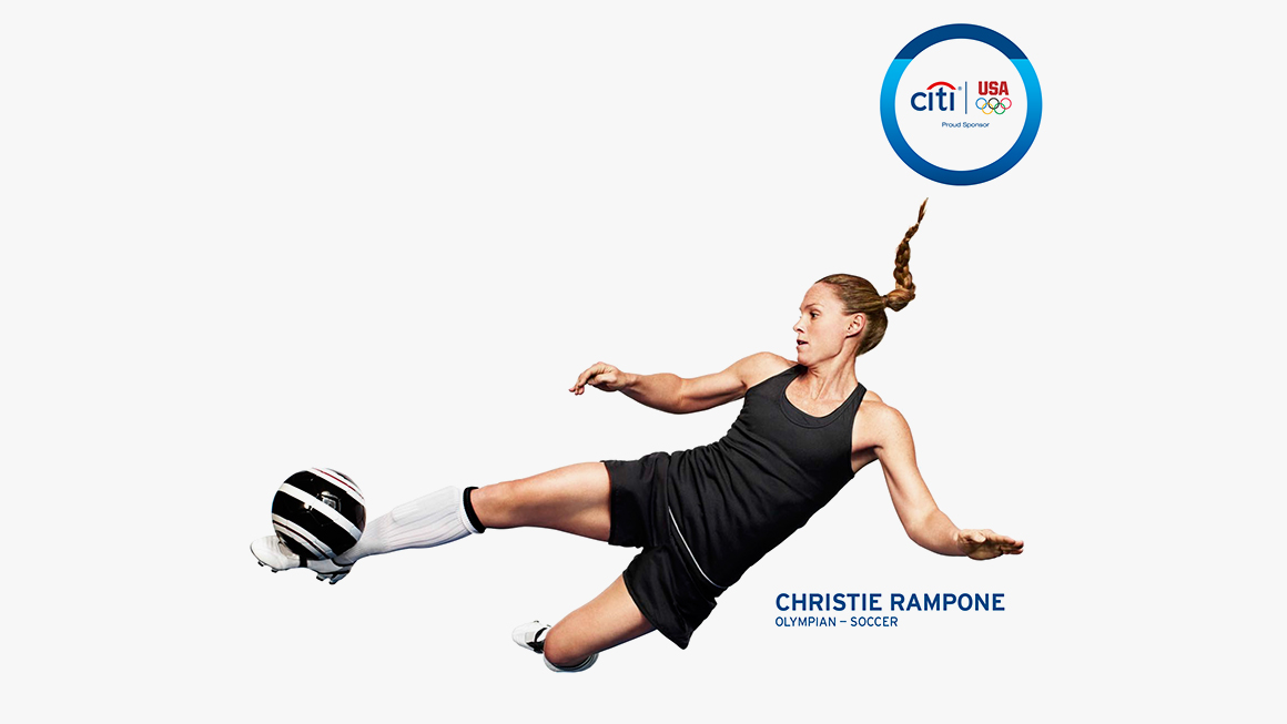 Landor at the Olympics Christie Rampone for Citi