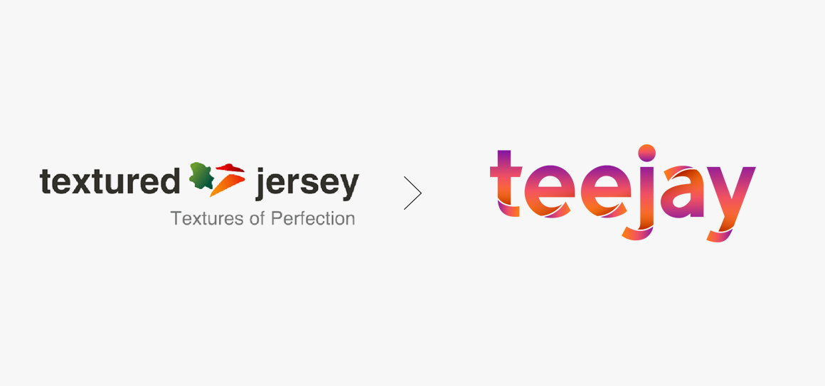 Teejay textured jersey before after