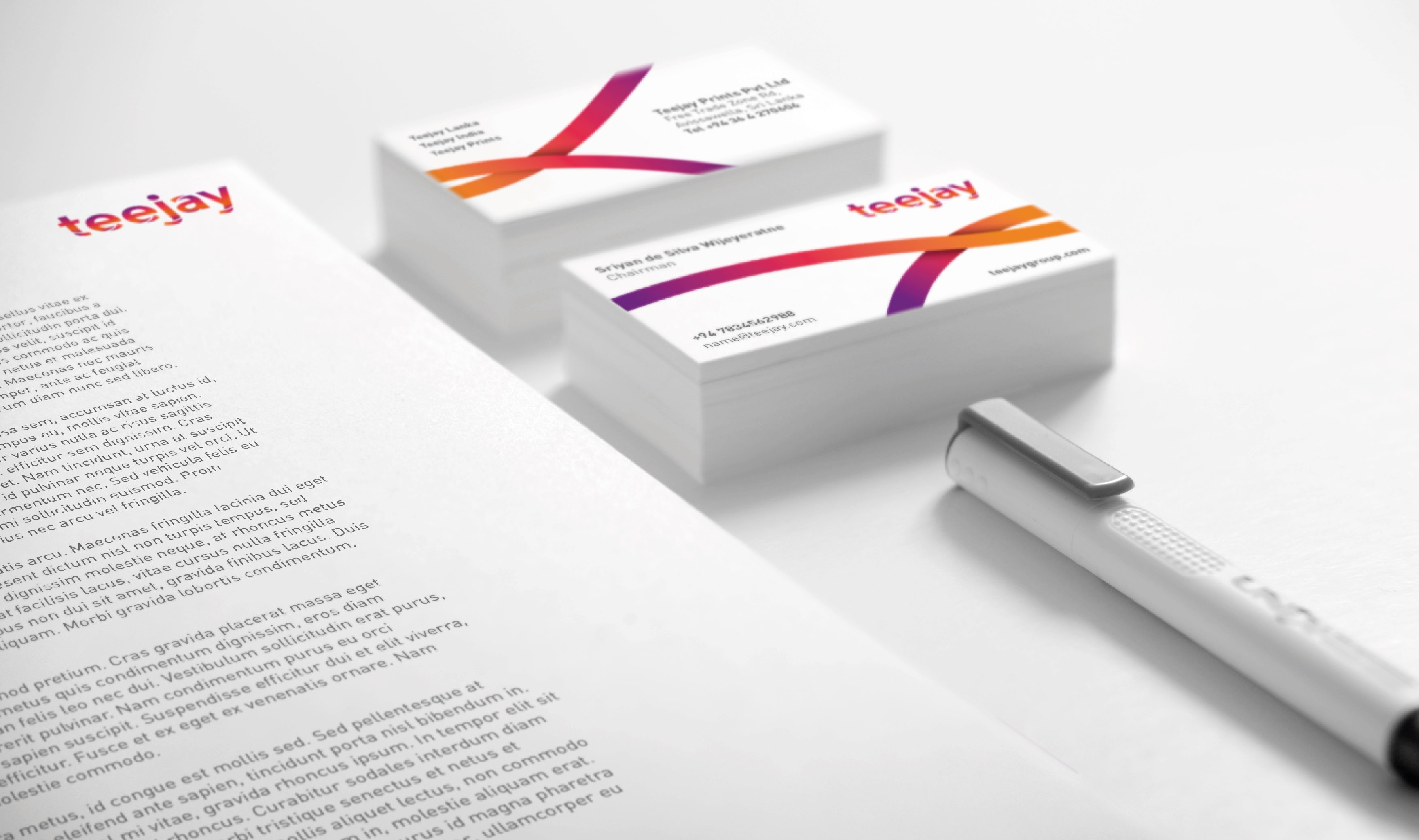 Teejay textured jersey identity redesign