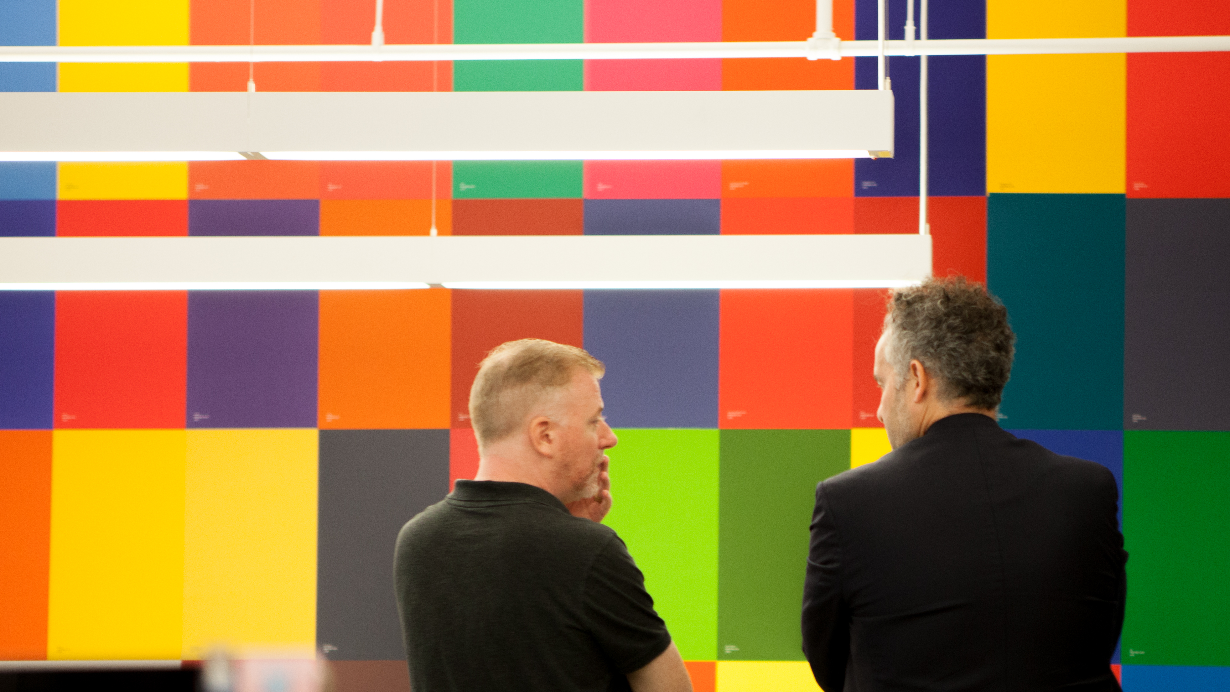 Inside the Studio Landor NY color wall